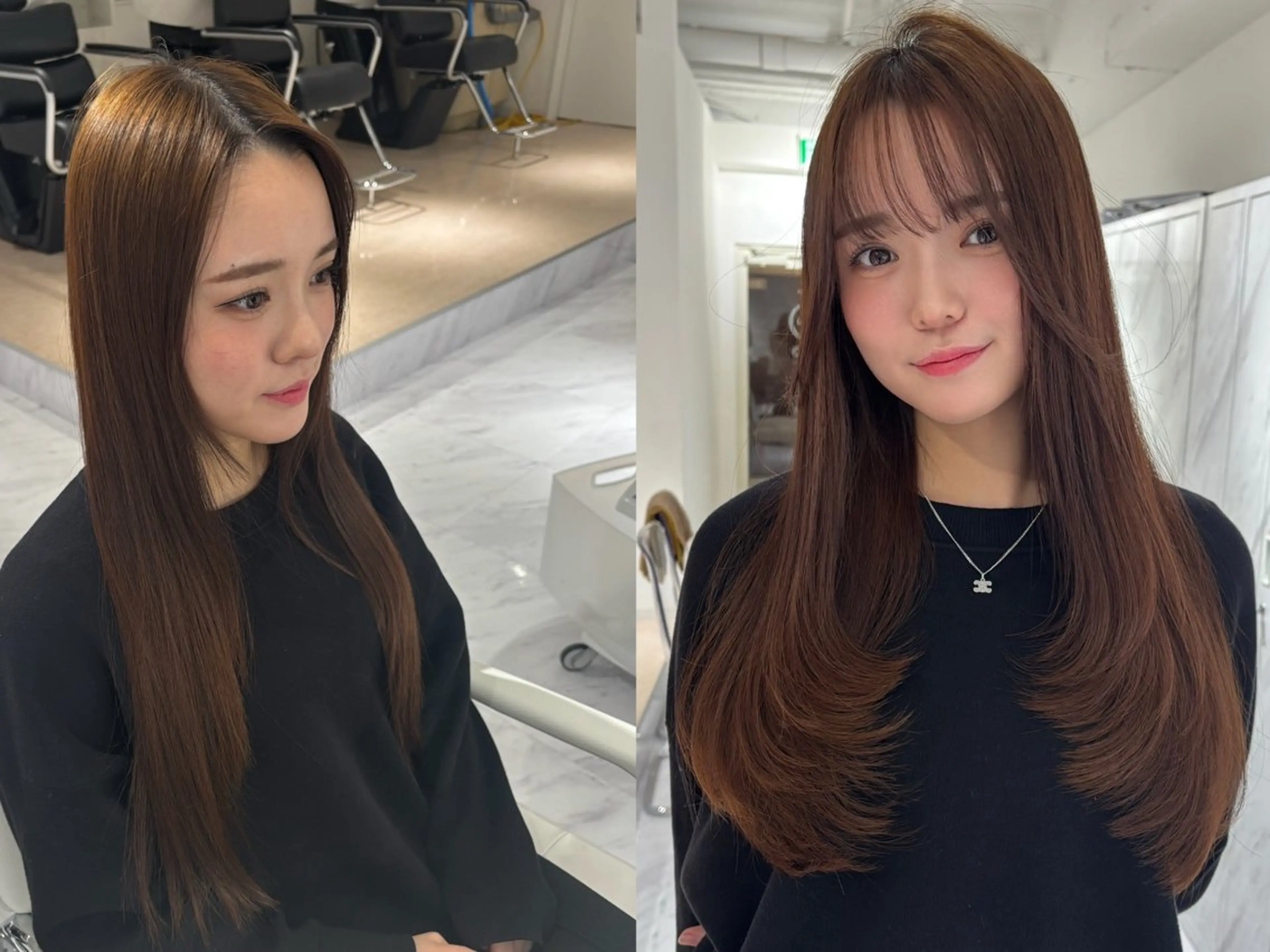 ロング 韓国レイヤー🤍 髪質改善seriraのヘアスタイル