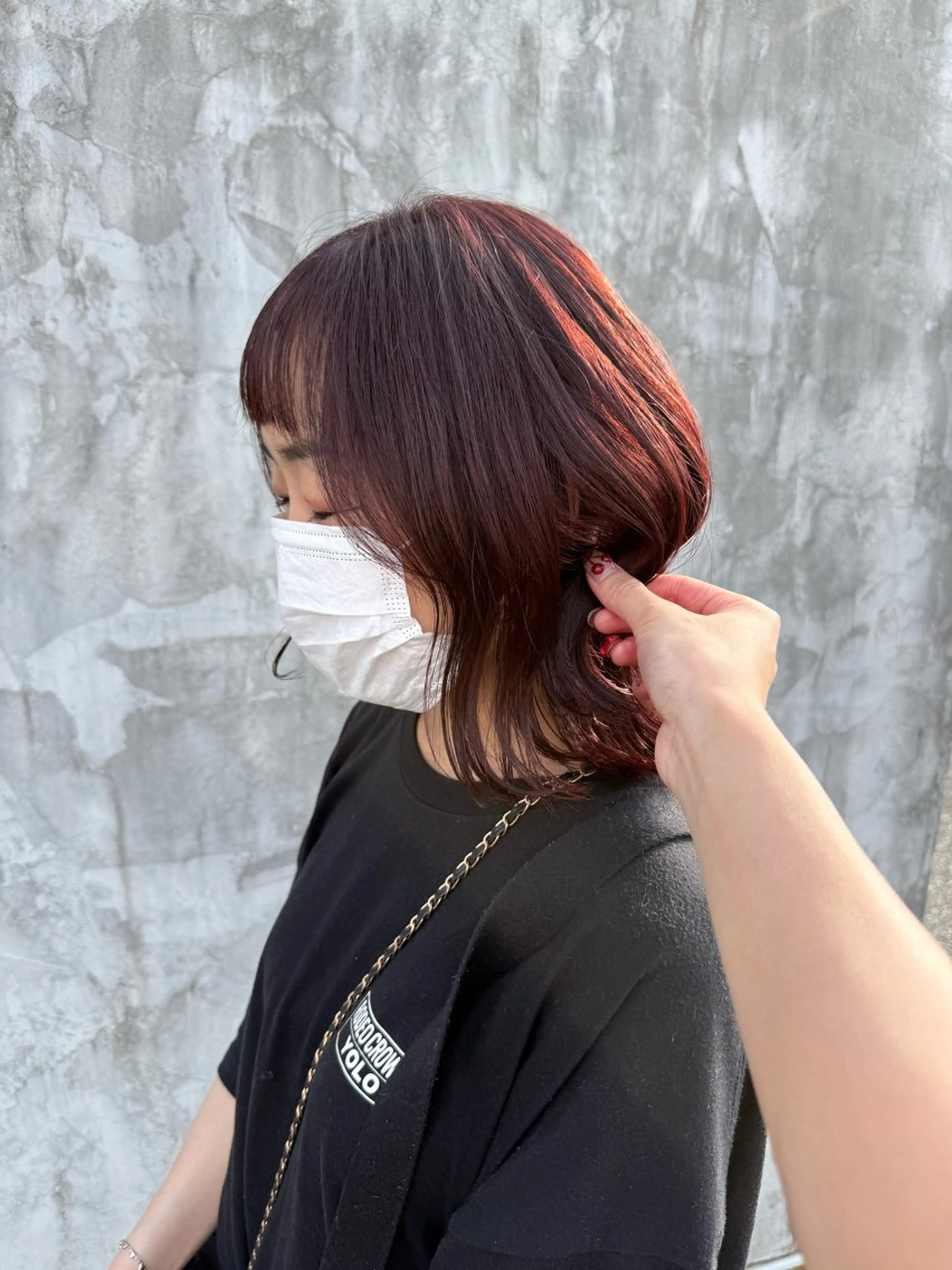 ミディアム カット ヘアカラー REIKA /透明感カラーのヘアスタイル