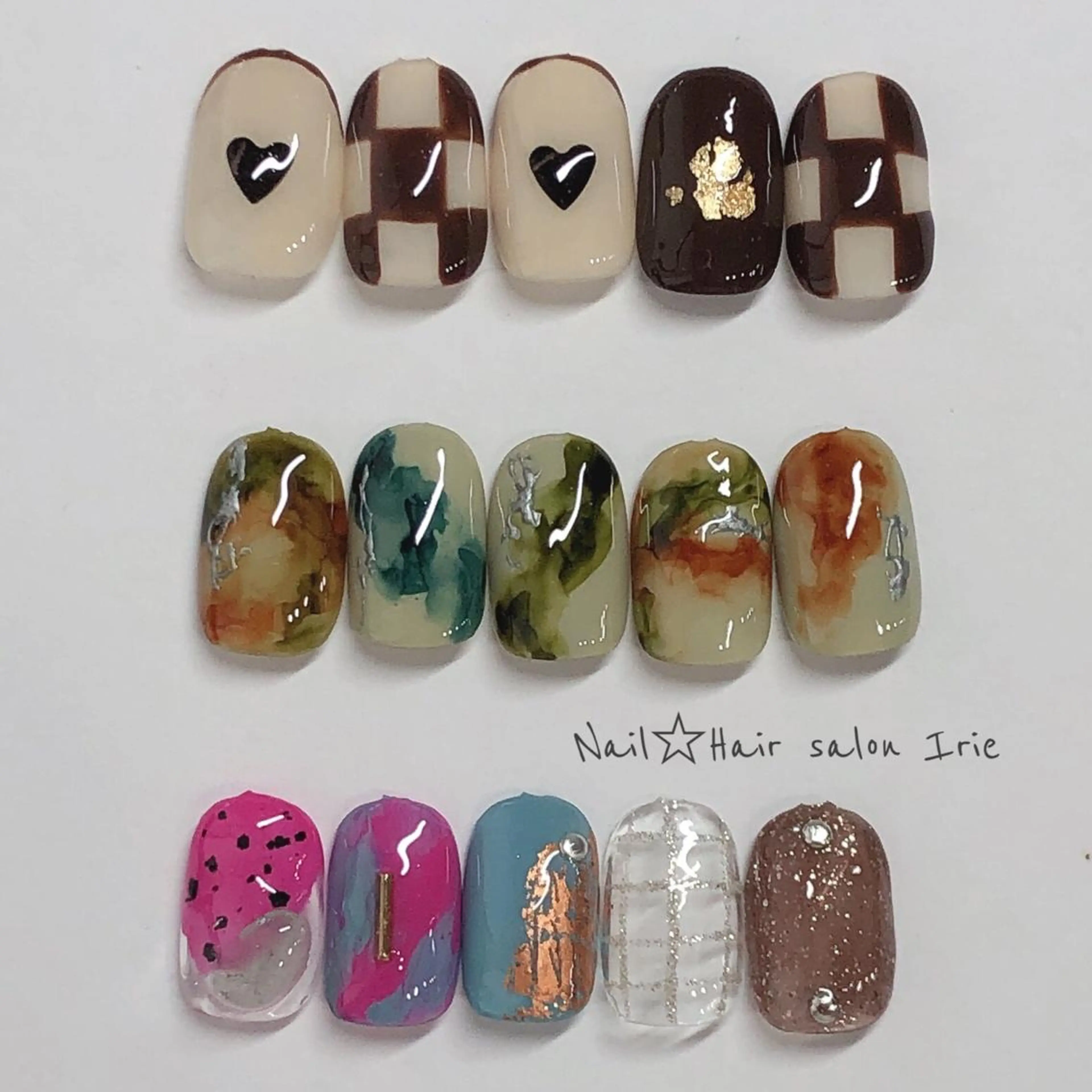 ネイル ハンドネイル Hair salon Irie所属・與儀 知佳のネイルデザイン