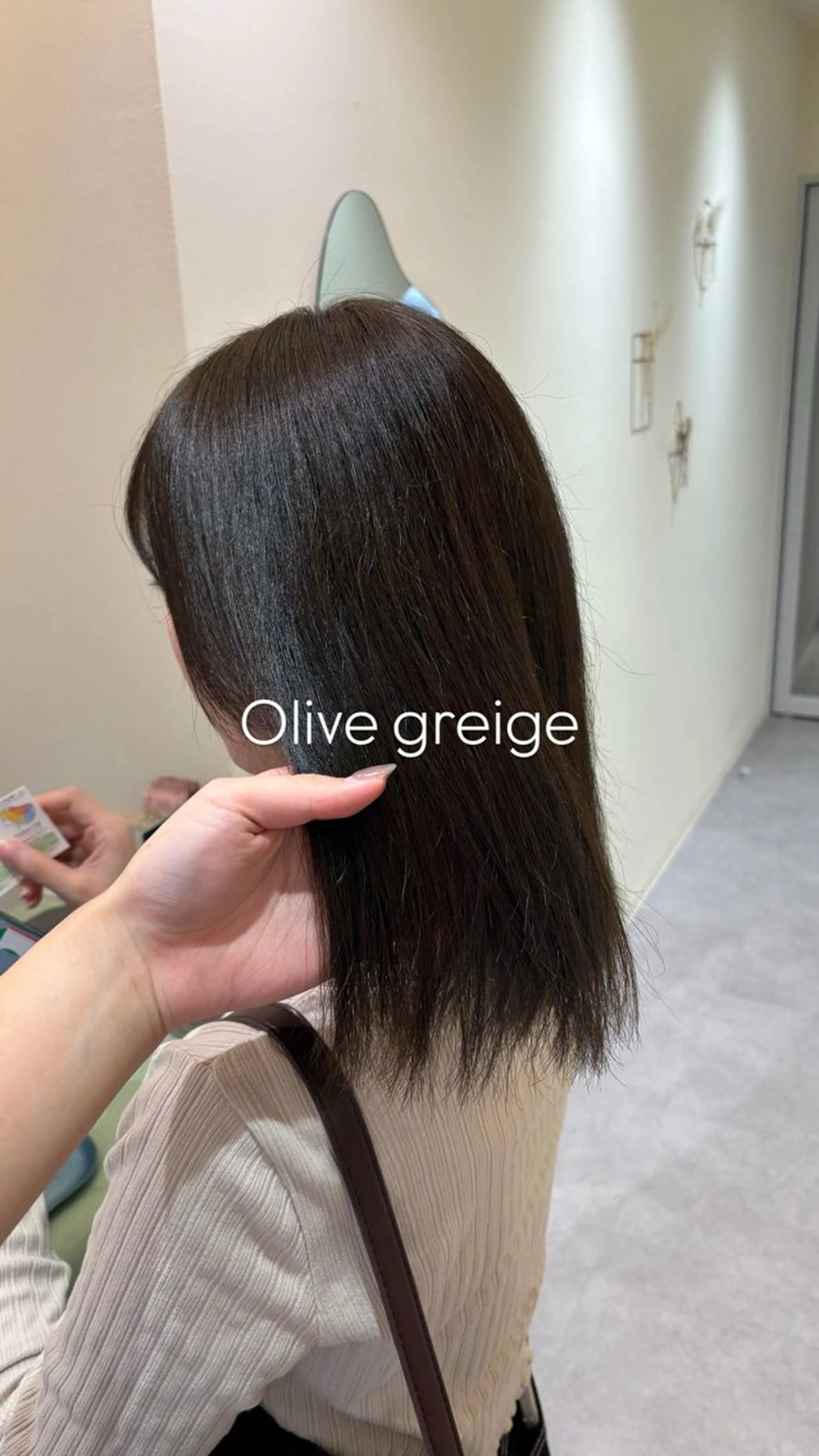 ミディアム ヘアカラー トリートメント TinkerLip所属・レイヤーカット/暗髪 透明感カラーChieのヘアスタイル