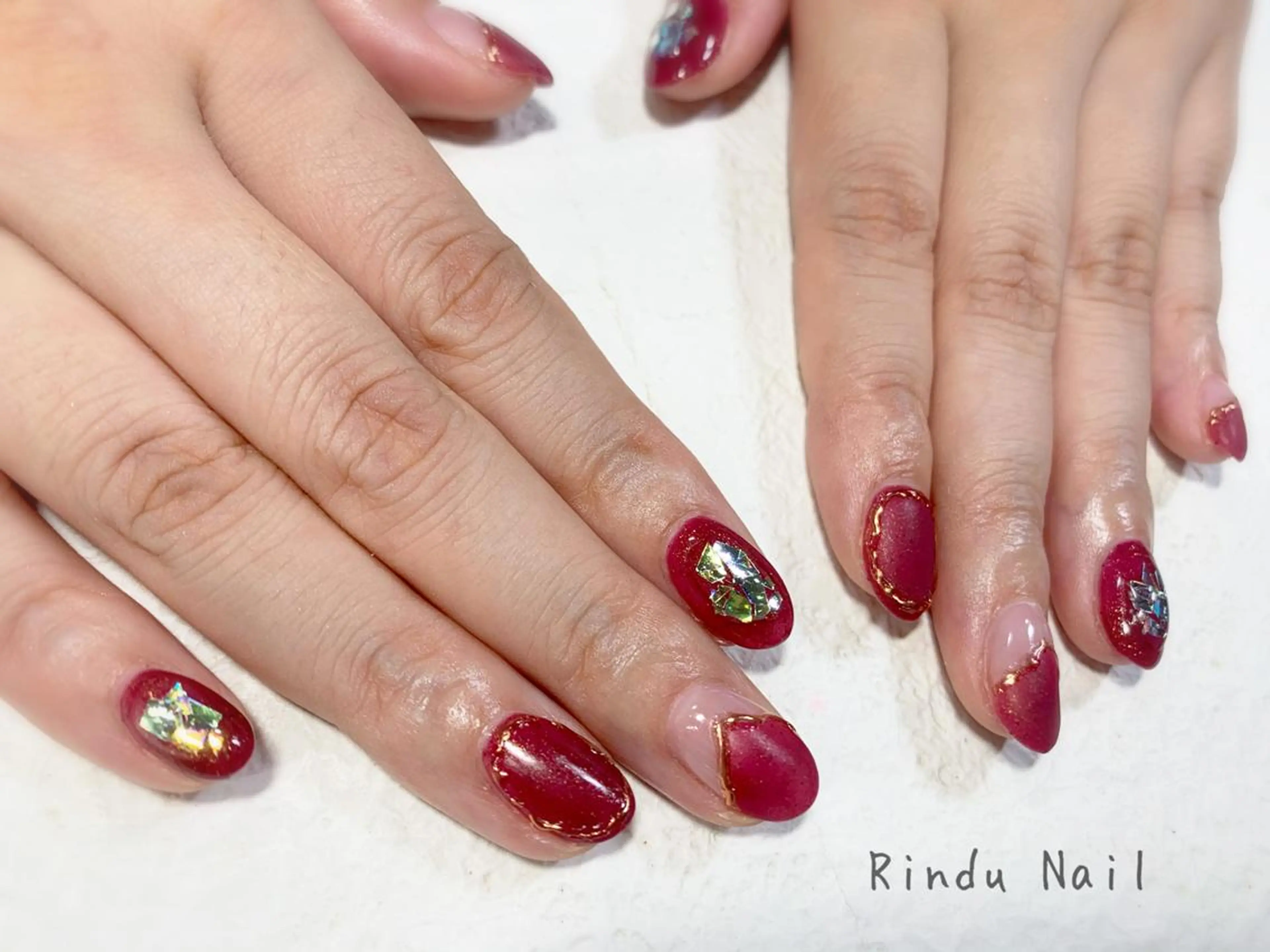 ネイル ニュアンスネイル Rindu Nail 名駅miniのネイルデザイン