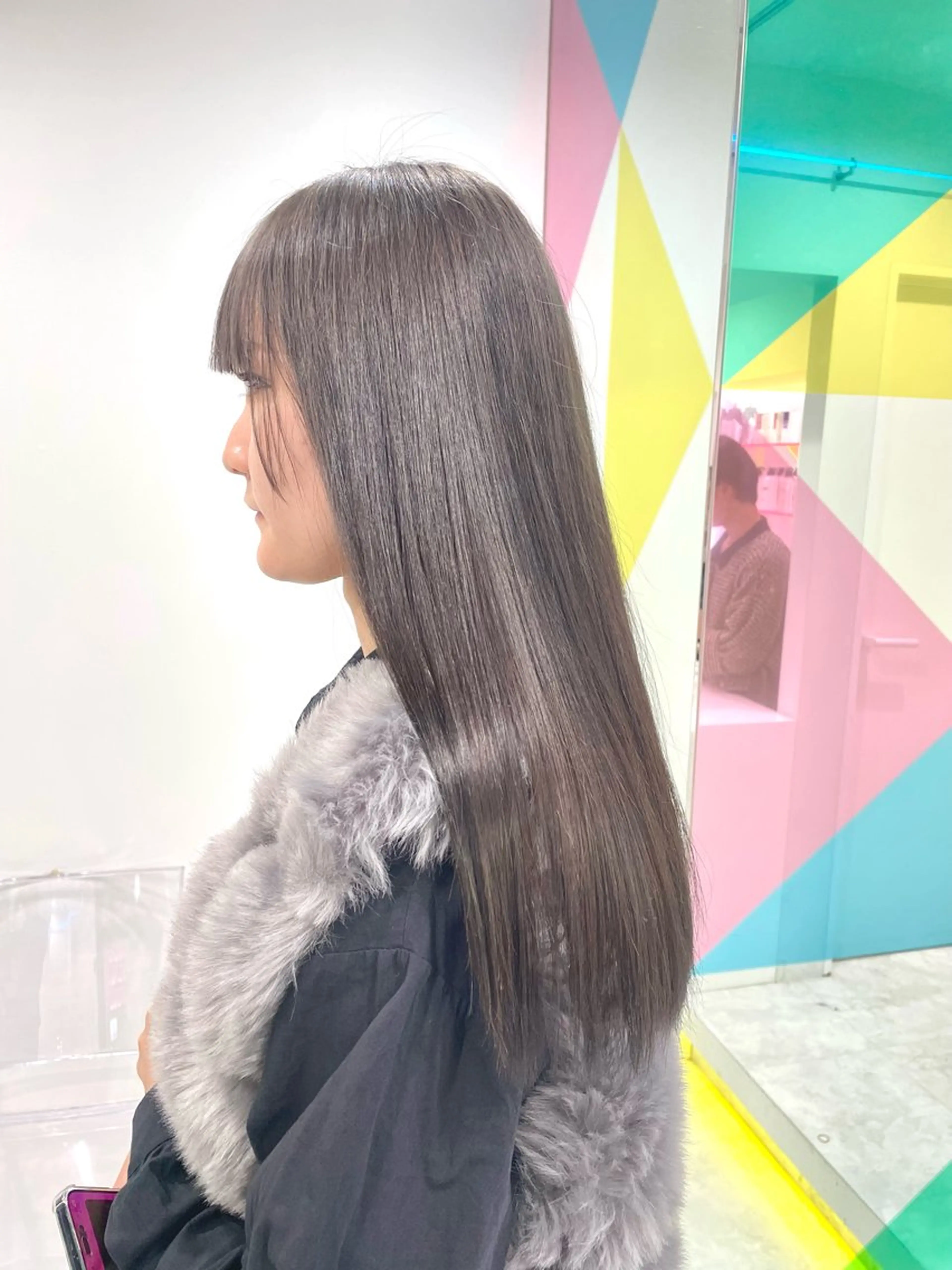 ミディアム ヘアカラー 渋谷/透明感カラー /半個室/こうめいのヘアスタイル