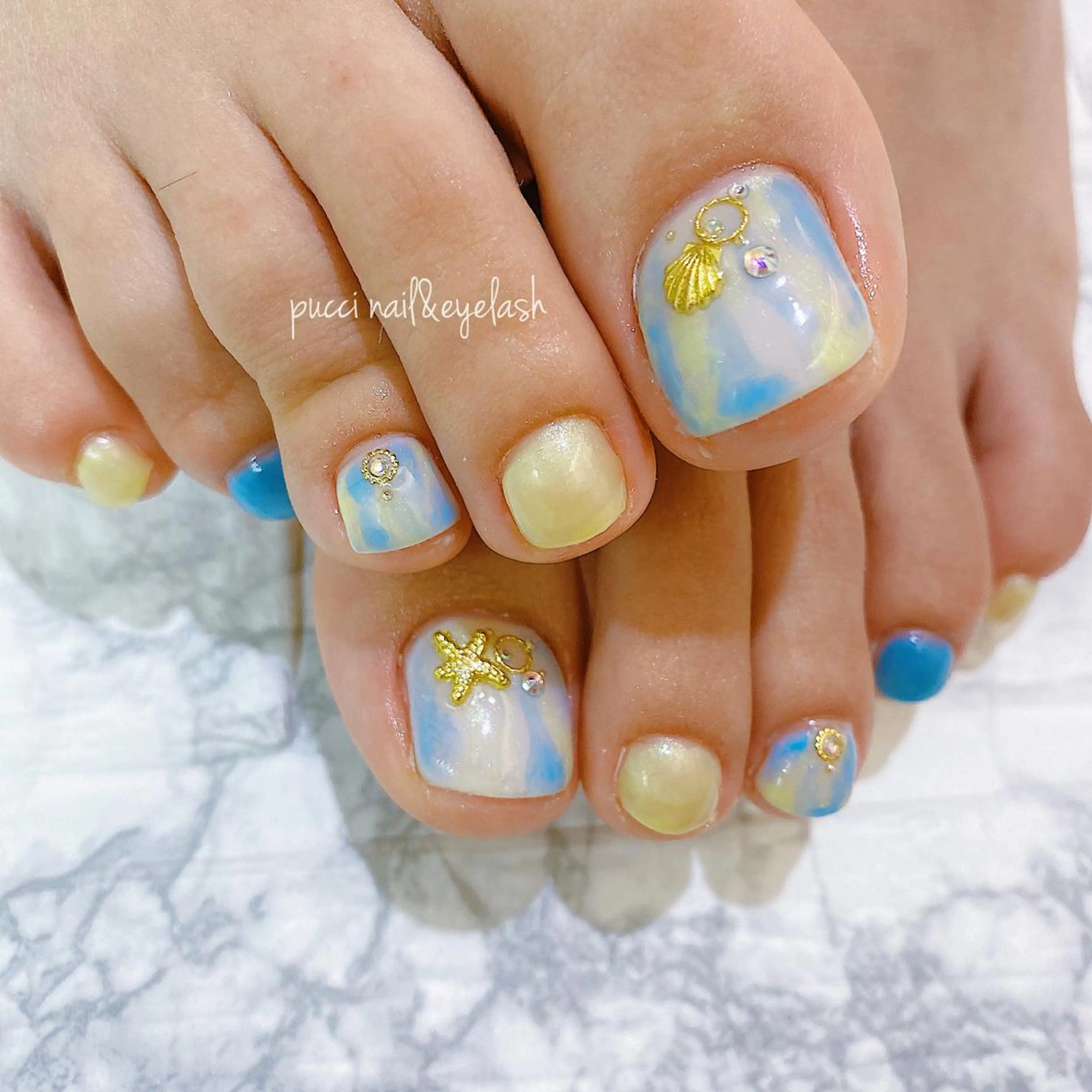 ネイル フットネイル kurogi nanakaのネイルデザイン