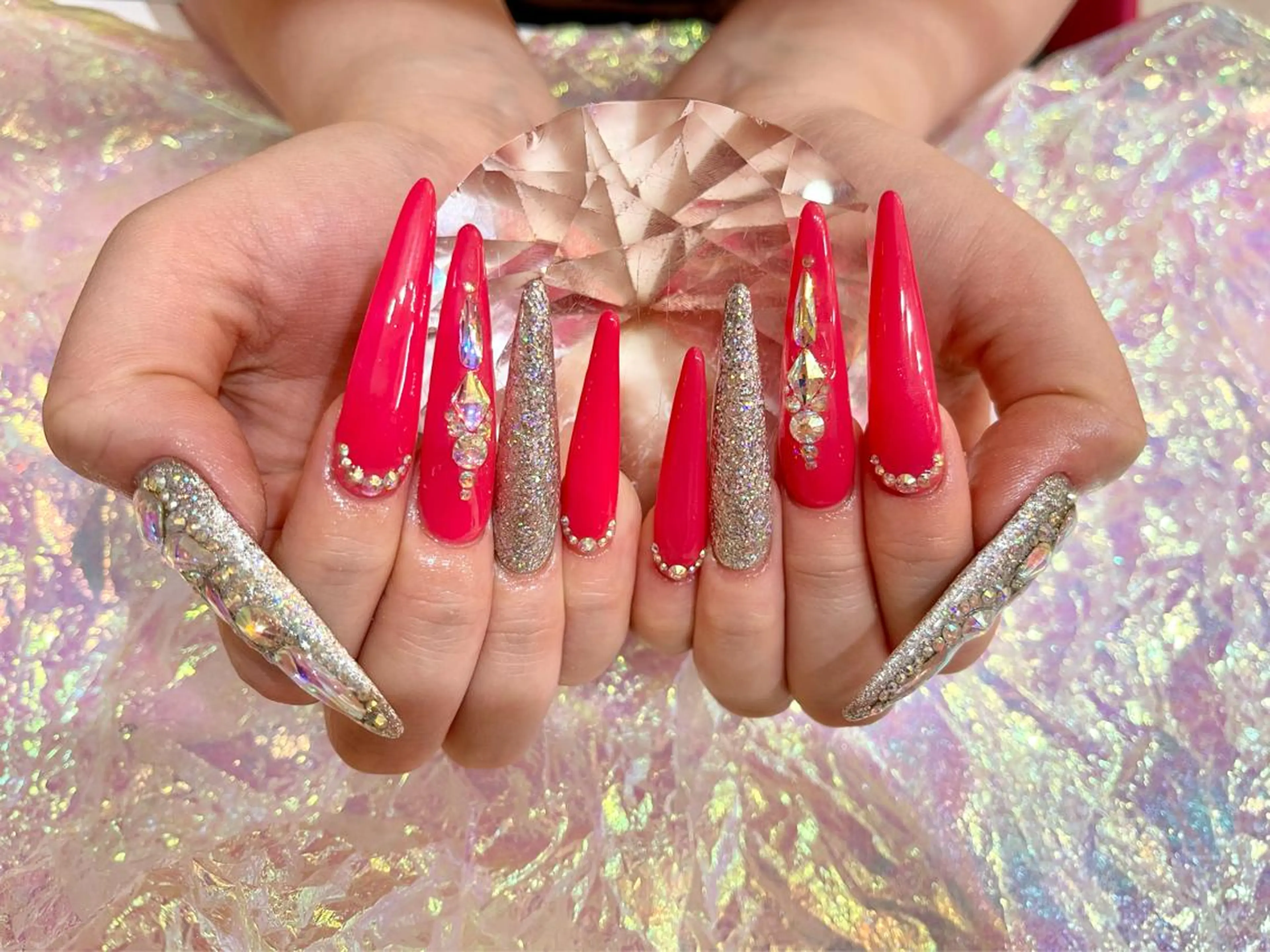 ロング ネイル 柏ネイルサロン NAIL FOCUSのネイルデザイン