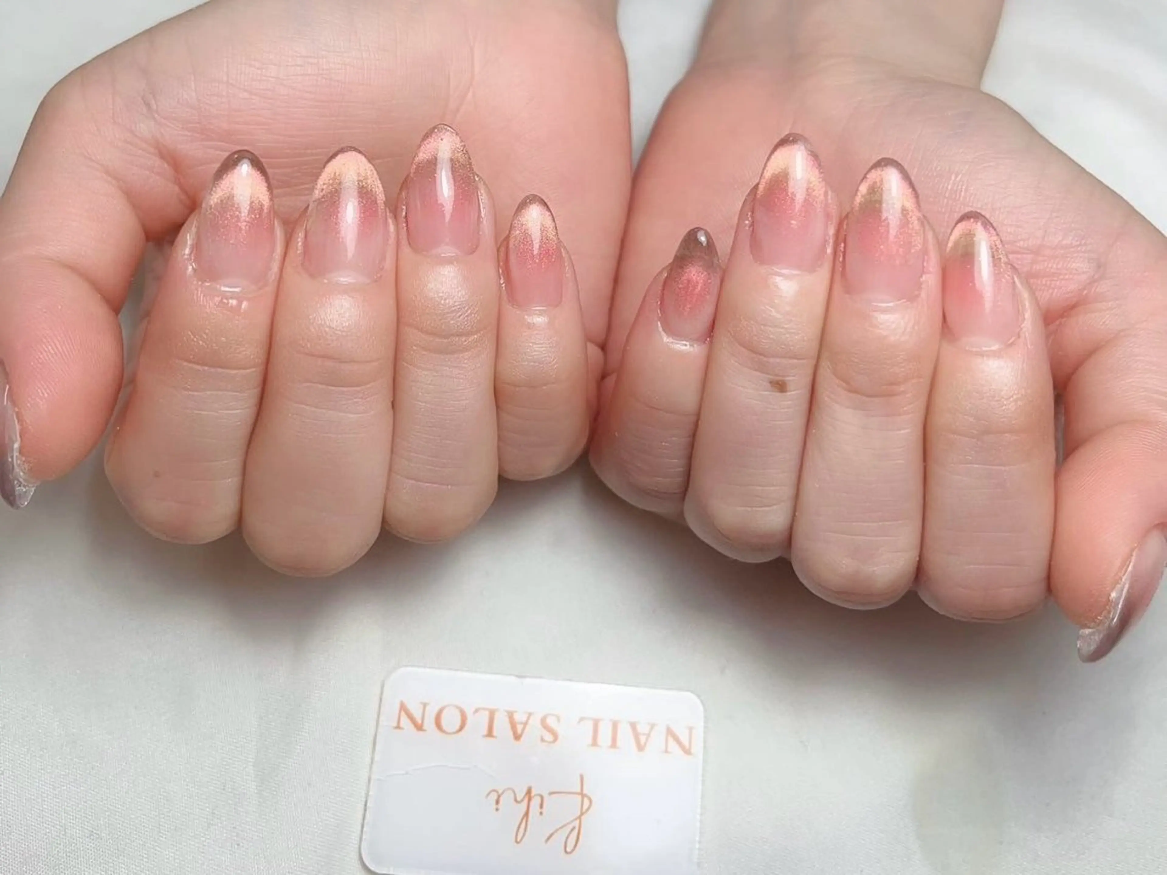 ネイル アートネイル フレンチネイル ジェルネイル グラデーション 韓国ネイル ハンドネイル ハンドケア Nail Salon Kihi さくらのネイルデザイン