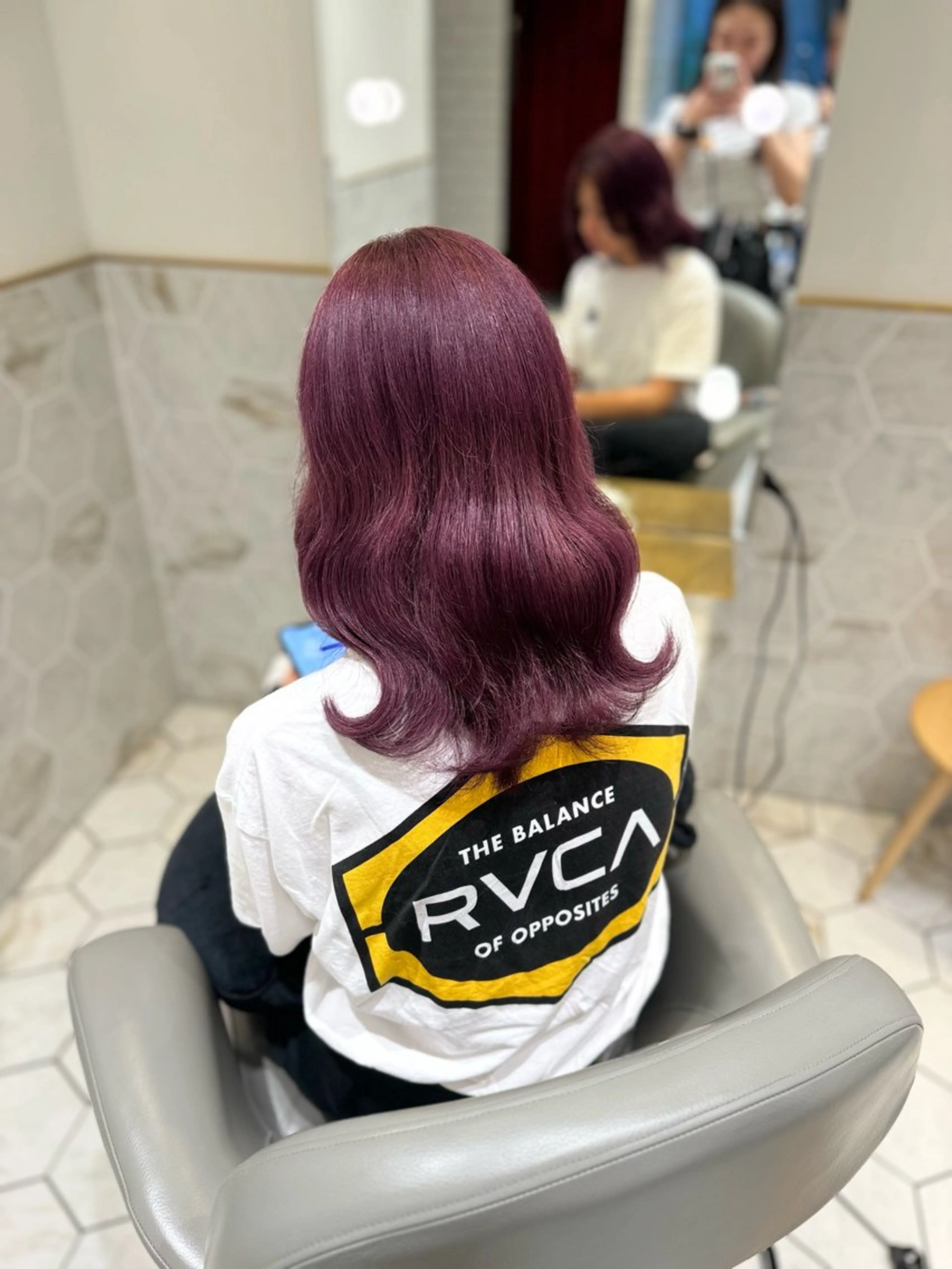 ロング カラー ヘアカラー costes 今井芽依のヘアスタイル