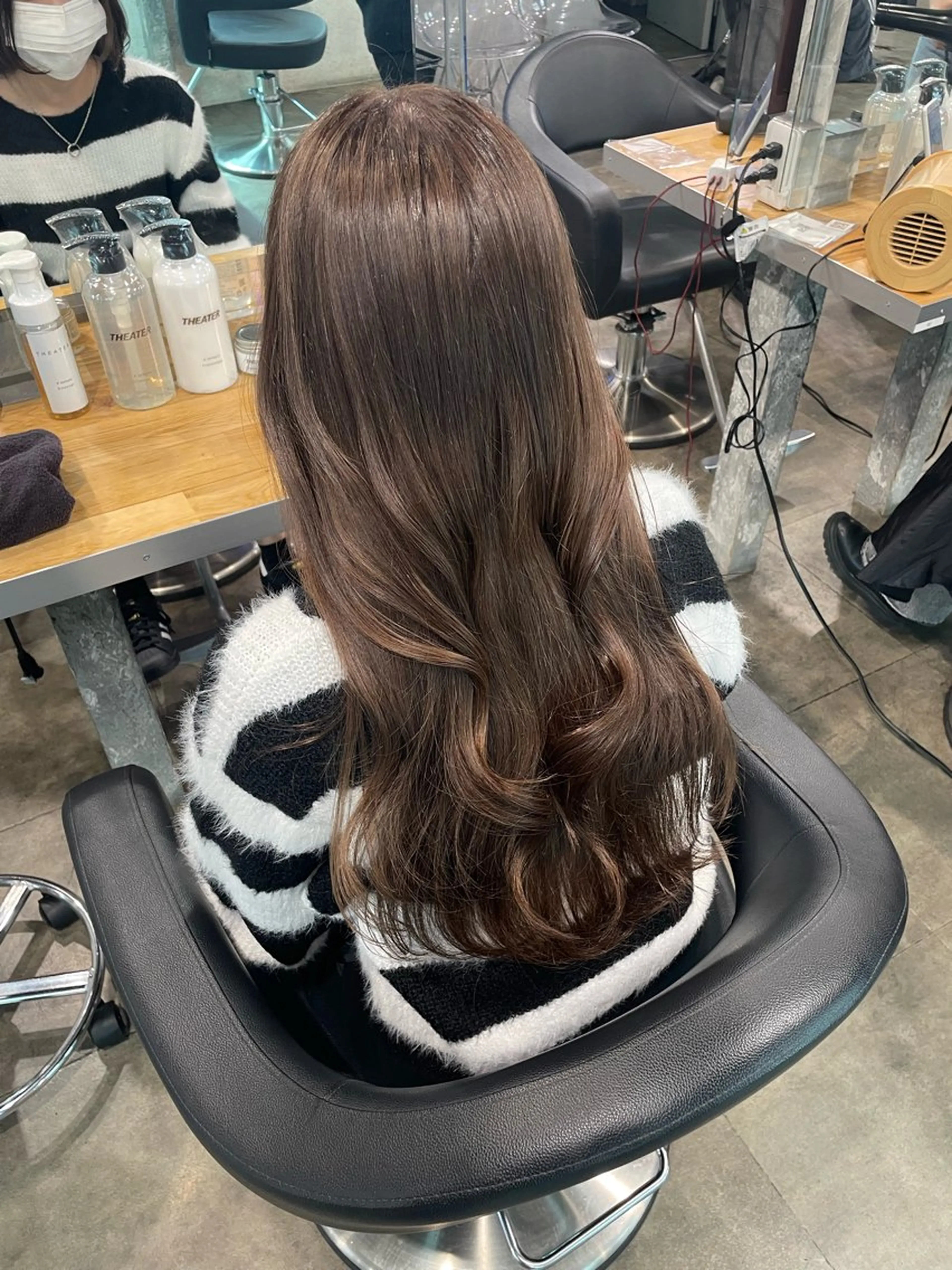 カラー カット ヘアカラー トリートメント ヘアセット 🤍ベージュ/透明感 韓国ヘア/まりん🤍のヘアスタイル