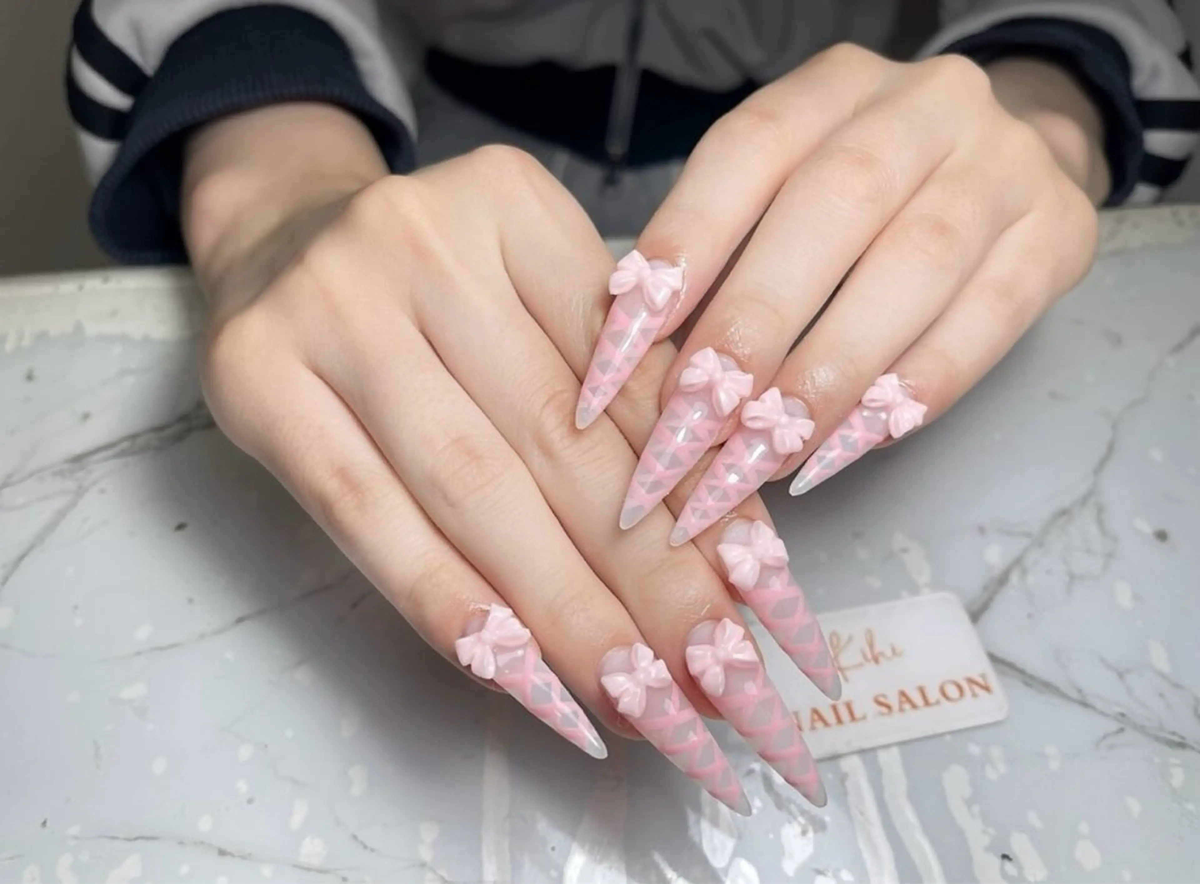 ネイル アートネイル フレンチネイル ジェルネイル グラデーション 韓国ネイル Nail Salon ワンダフルのネイルデザイン