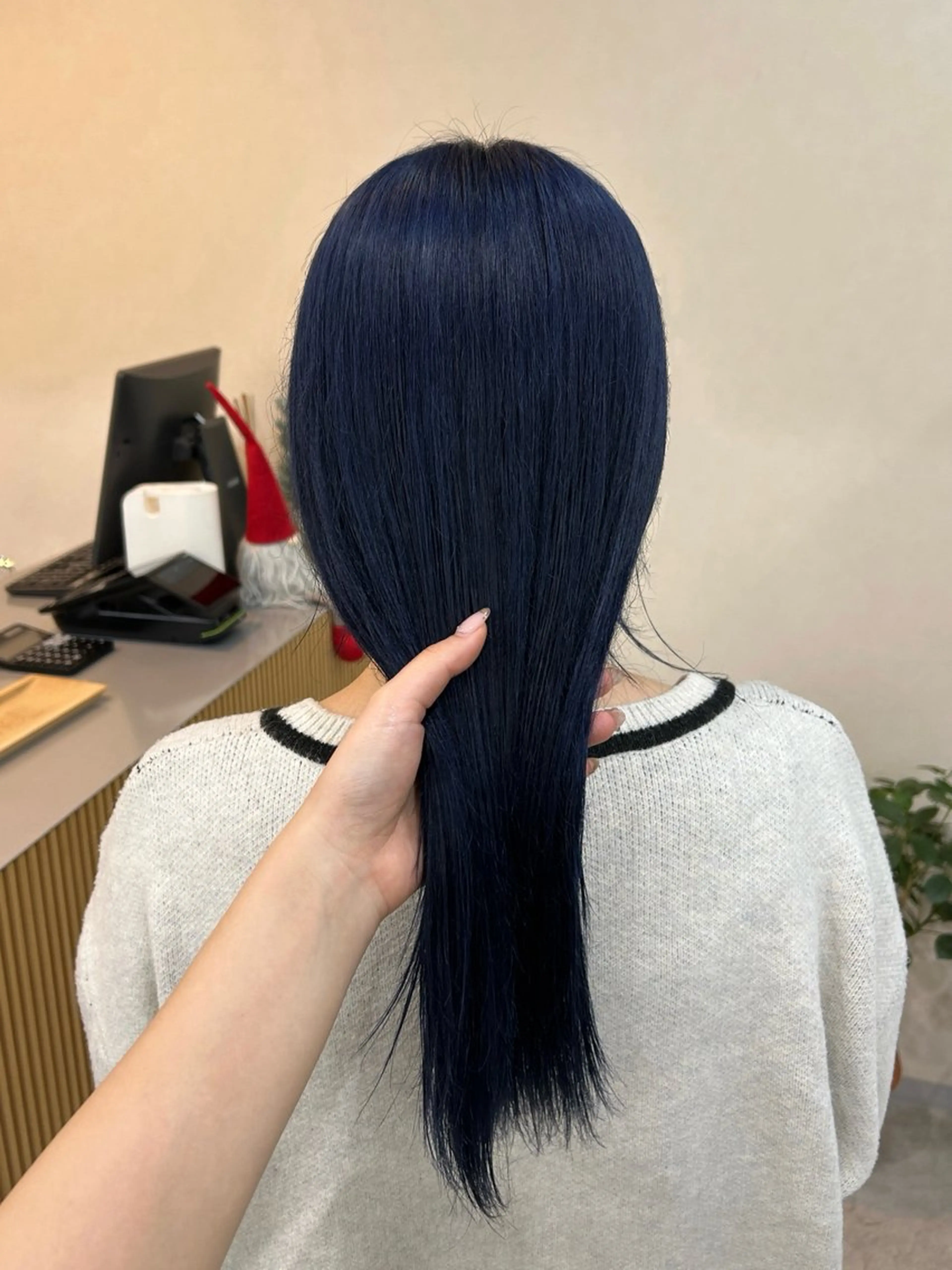 ロング ヘアカラー トリートメント MIDORI🌙 透明感/ベージュのヘアスタイル