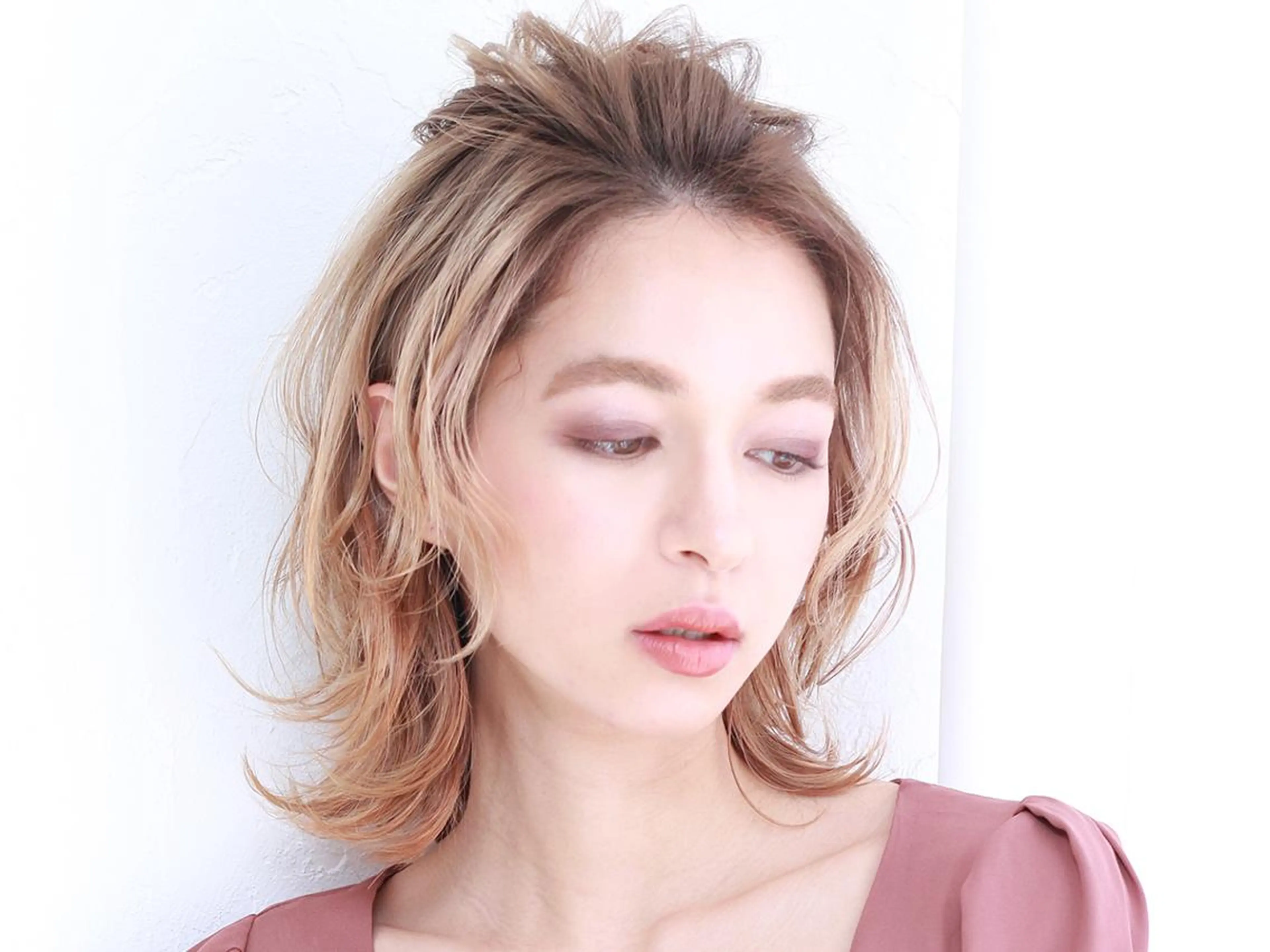 ミディアム カラー パーマ ヘアアレンジ MAX BEAUTY　GINZA所属・髪質改善🌸美髪矯正 /癖毛🌸山田 隆介のヘアスタイル