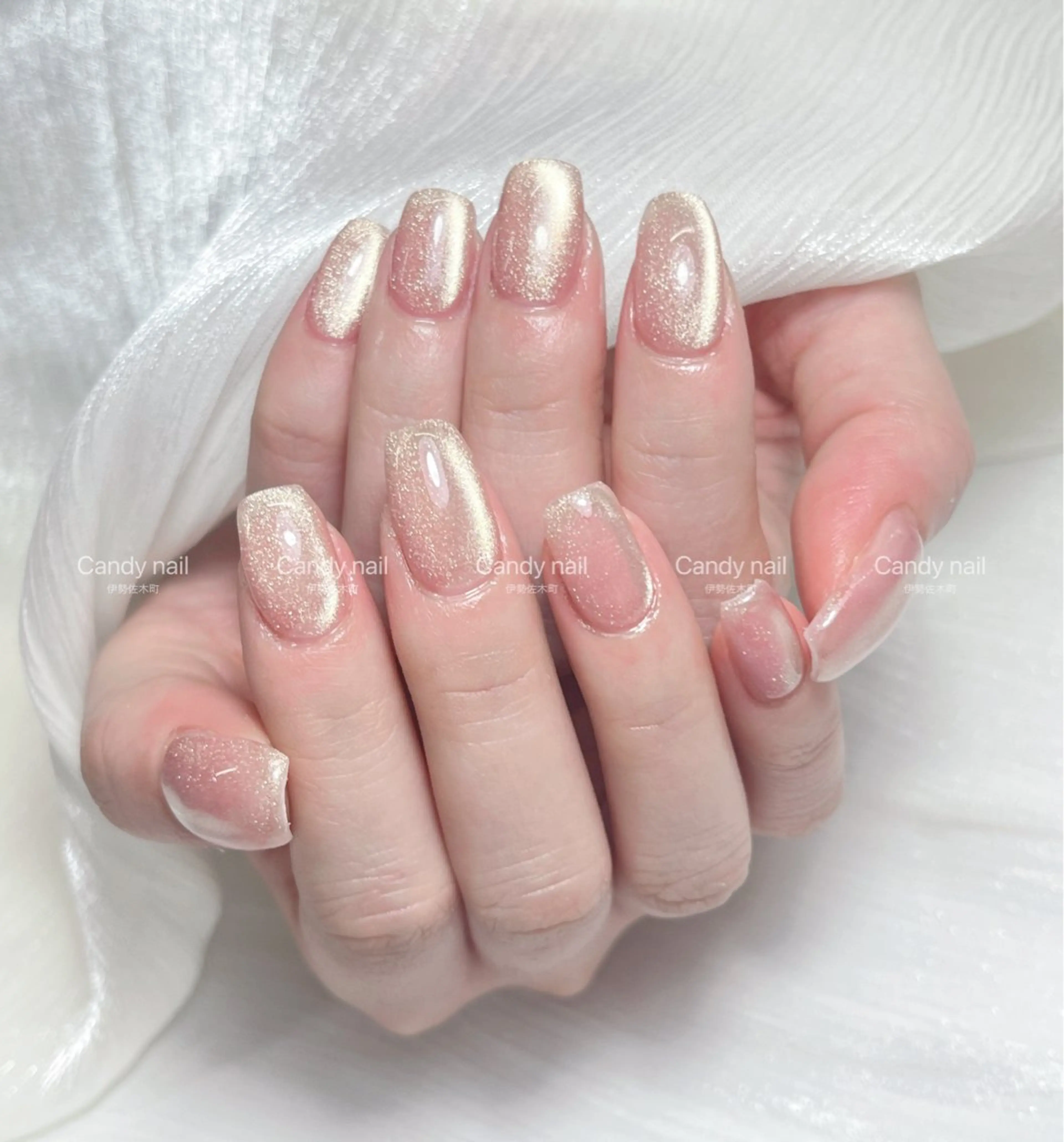 ネイル マグネットネイル ハンドネイル candy nail ワンホン専門サロンのネイルデザイン