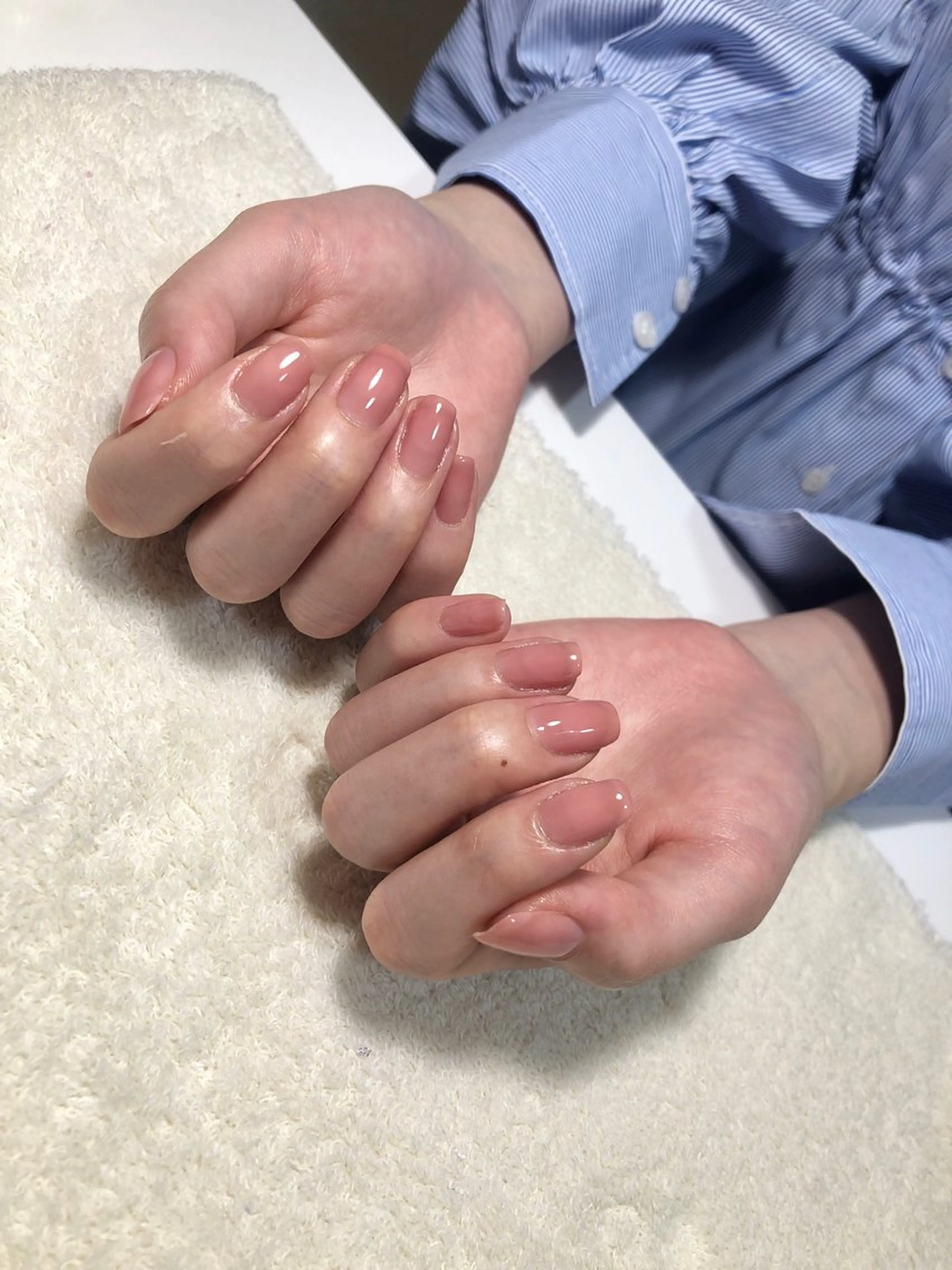 ネイル ピンク ピンクベージュ nailsalon VENUSのネイルデザイン