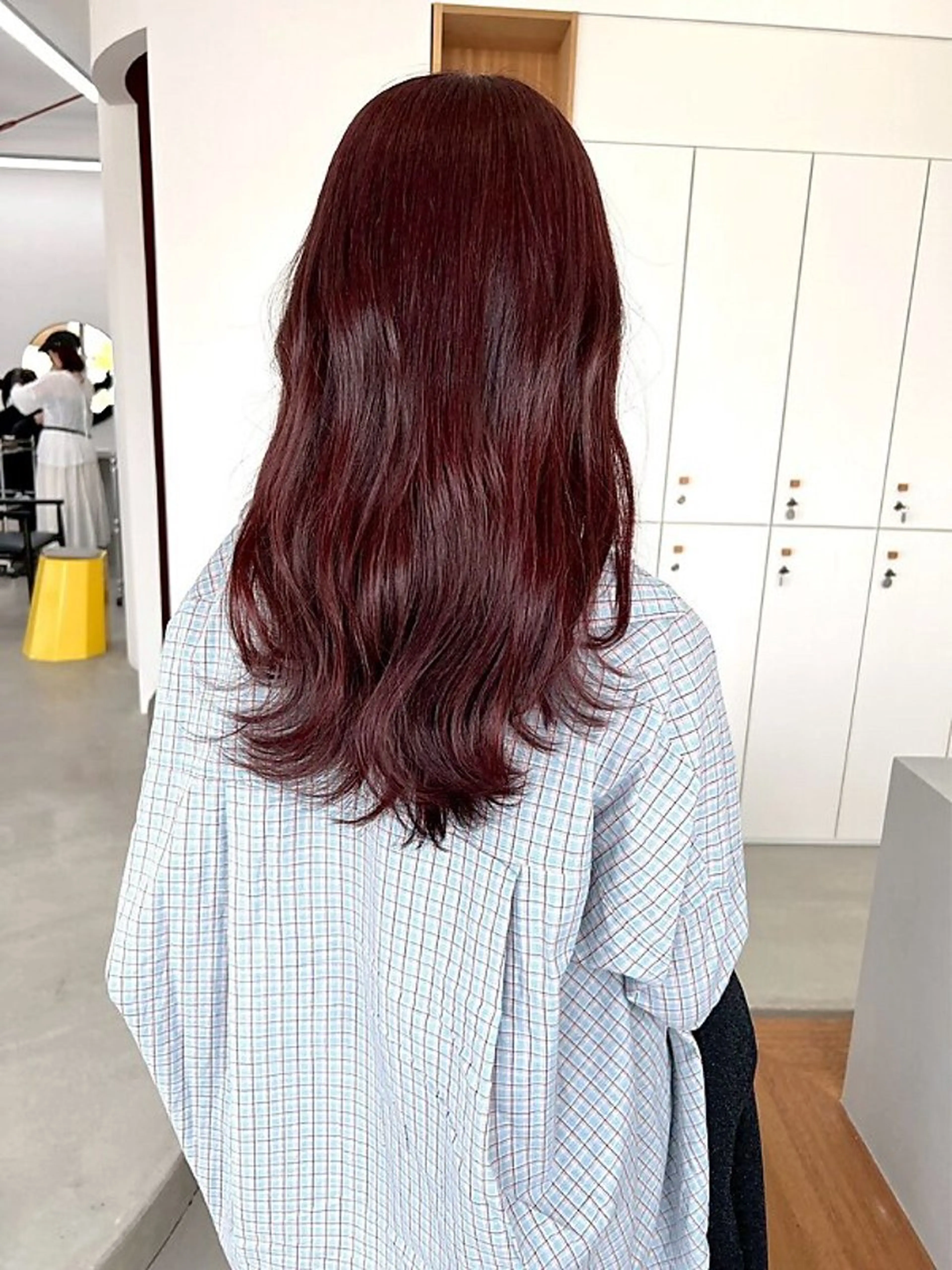 ロング カラー 🌼透明感カラー/ 縮毛矯正/結羽🌼のヘアスタイル