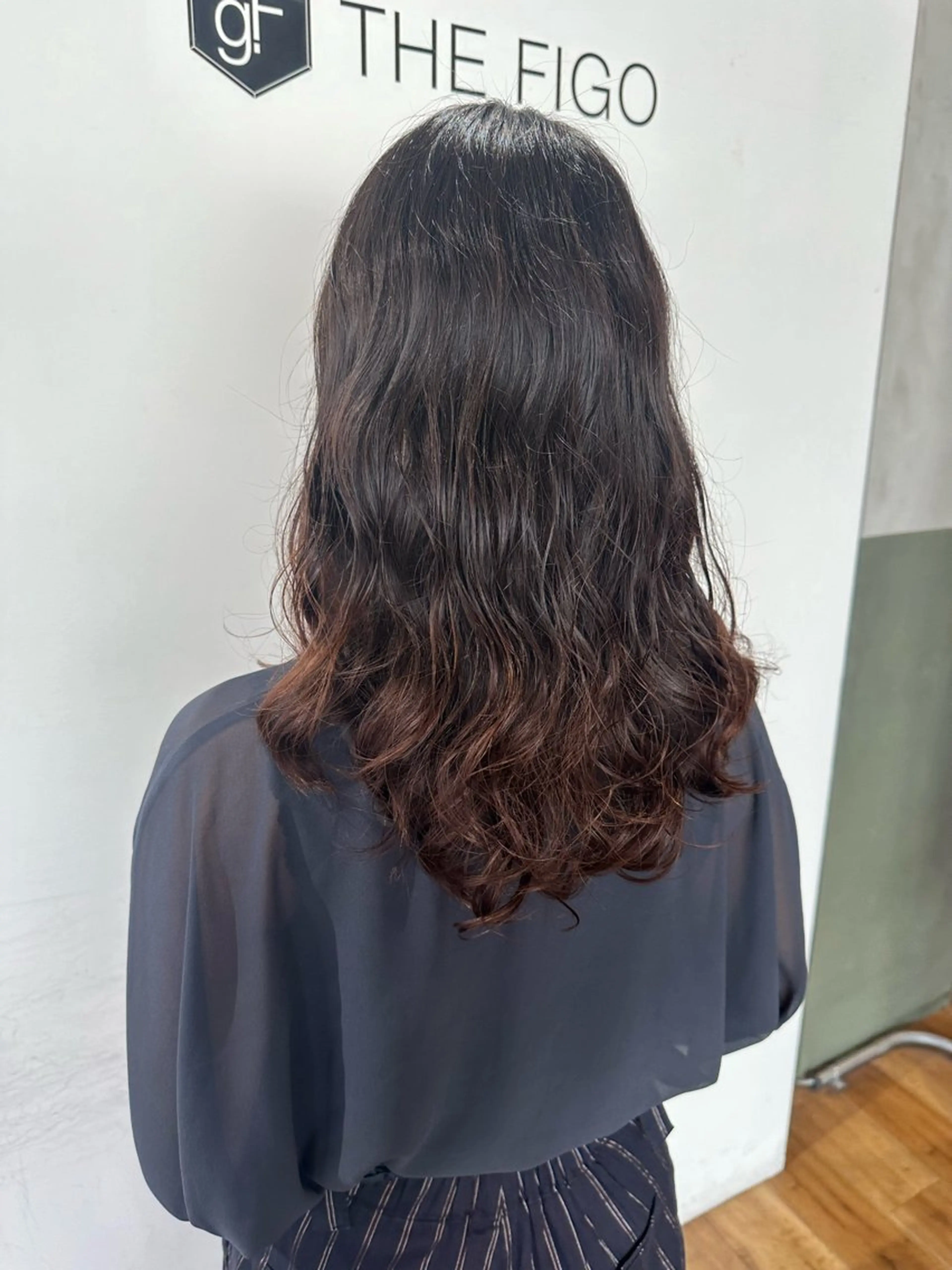 ロング パーマ デジタルパーマ カット パーマ いまじゅく あおいのヘアスタイル