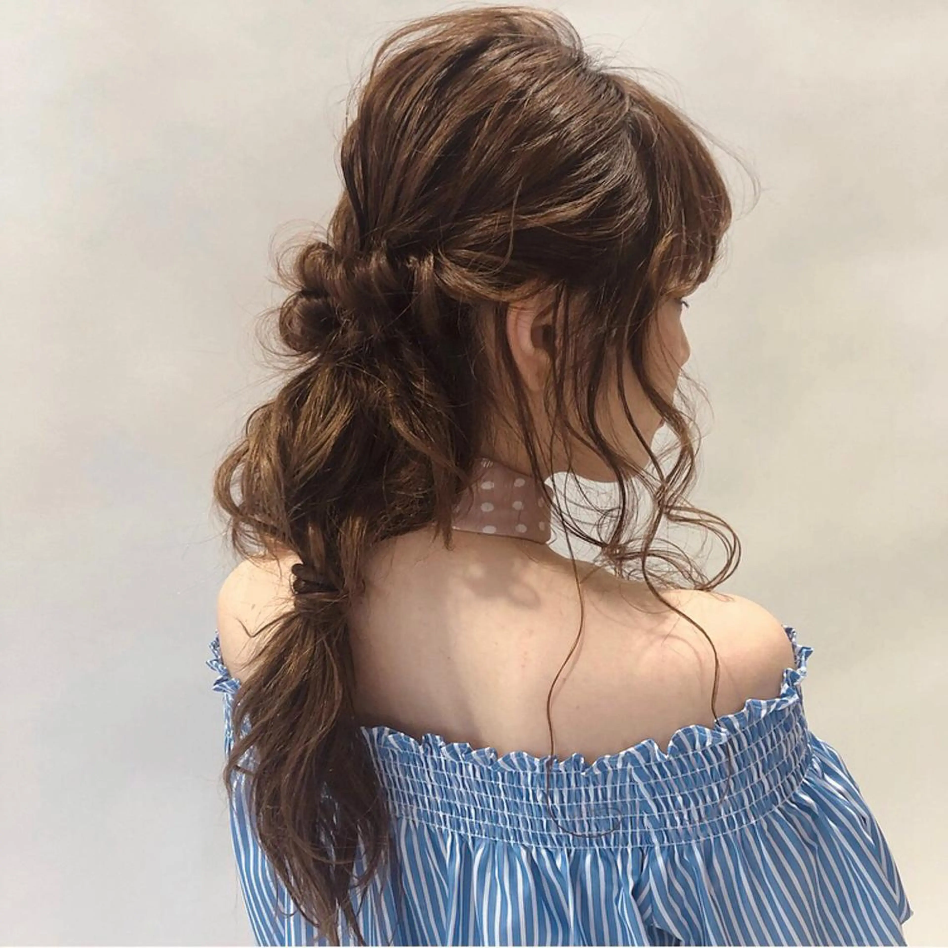 ロング カラー パーマ ヘアアレンジ デザインカラー イヤリングカラー グラデーションカラー インナーカラー 髪質改善🫧ベージュ 椙山 響のヘアスタイル