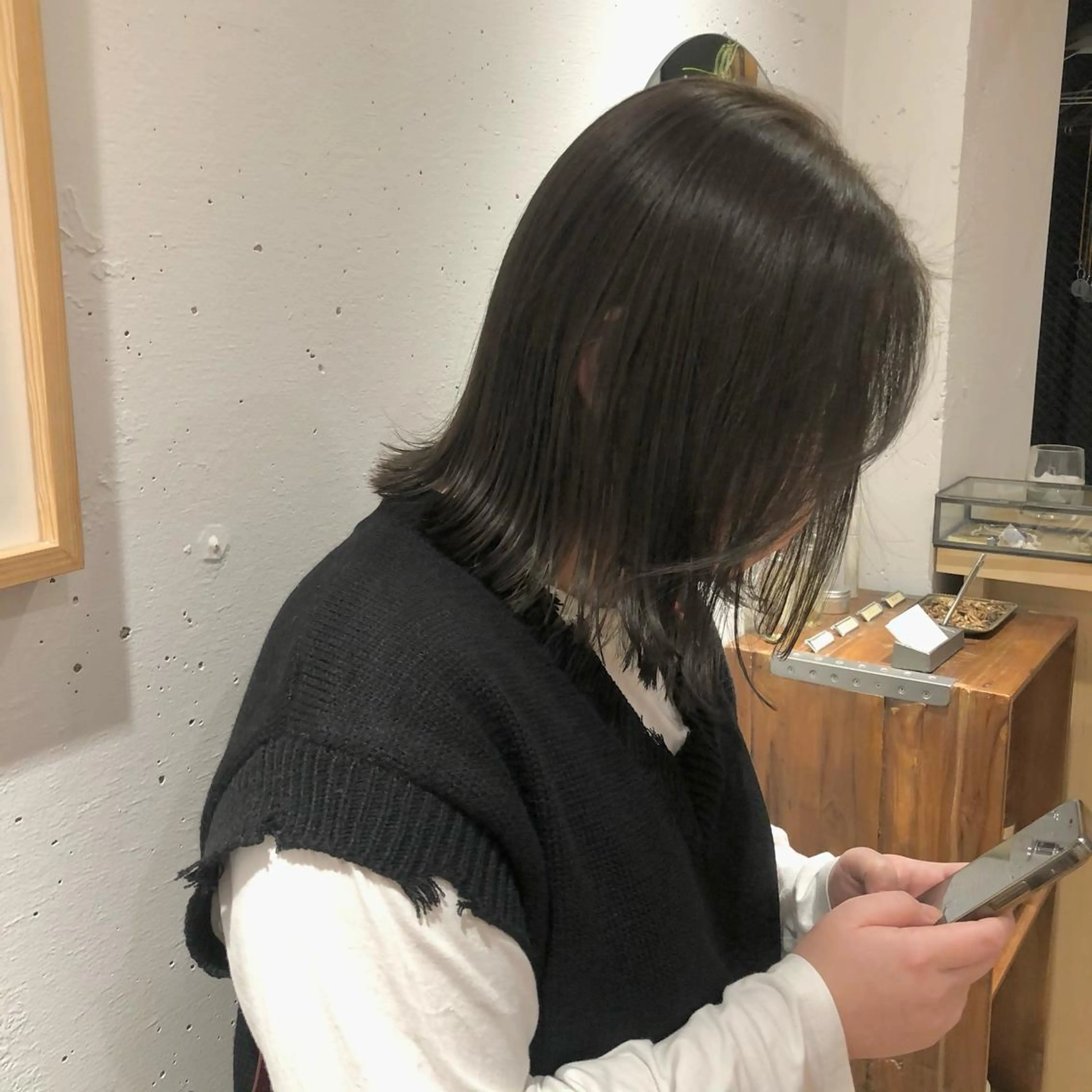 ミディアム カラー パーマ ヘアアレンジ メンズ キッズ ネイル マツエク・マツパ アイブロウ お洒落パーマ/ボブ ❄️Tomoka❄️のヘアスタイル