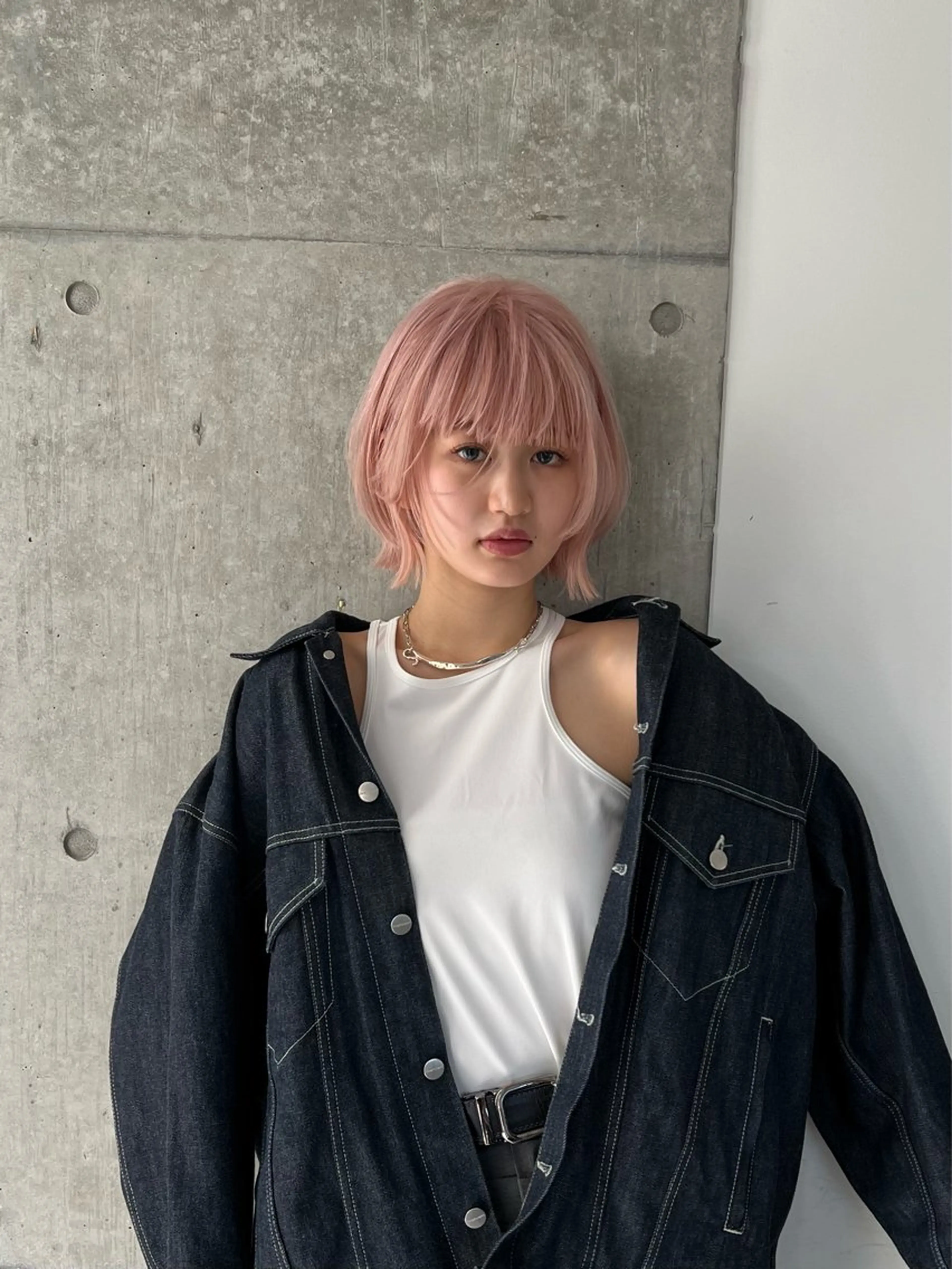 ショート カラー ヘアカラー ブリーチ/艶カラー 🫧/ユーナのヘアスタイル