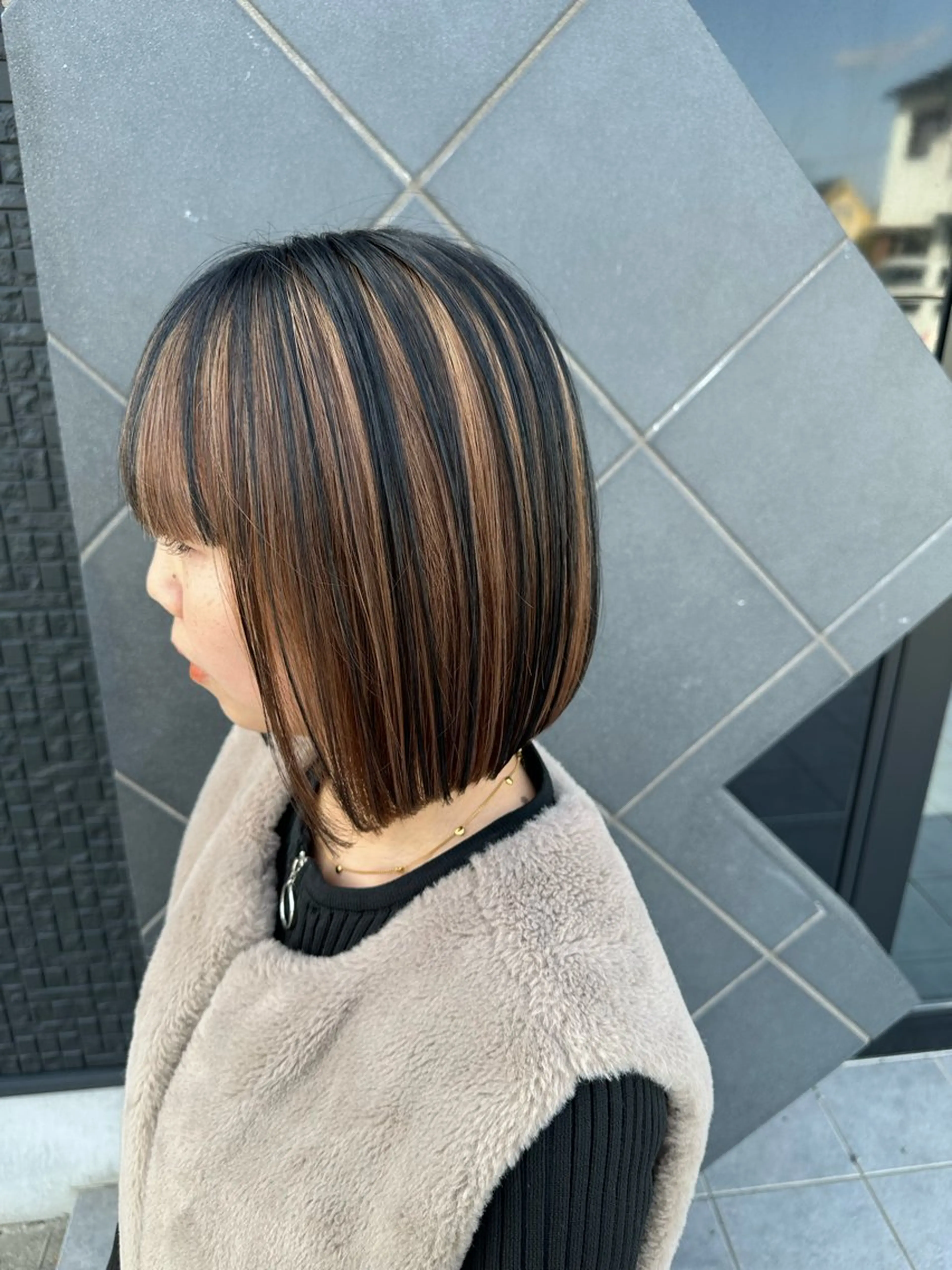 カラー flamme bleue所属・下小鶴 優治のヘアスタイル