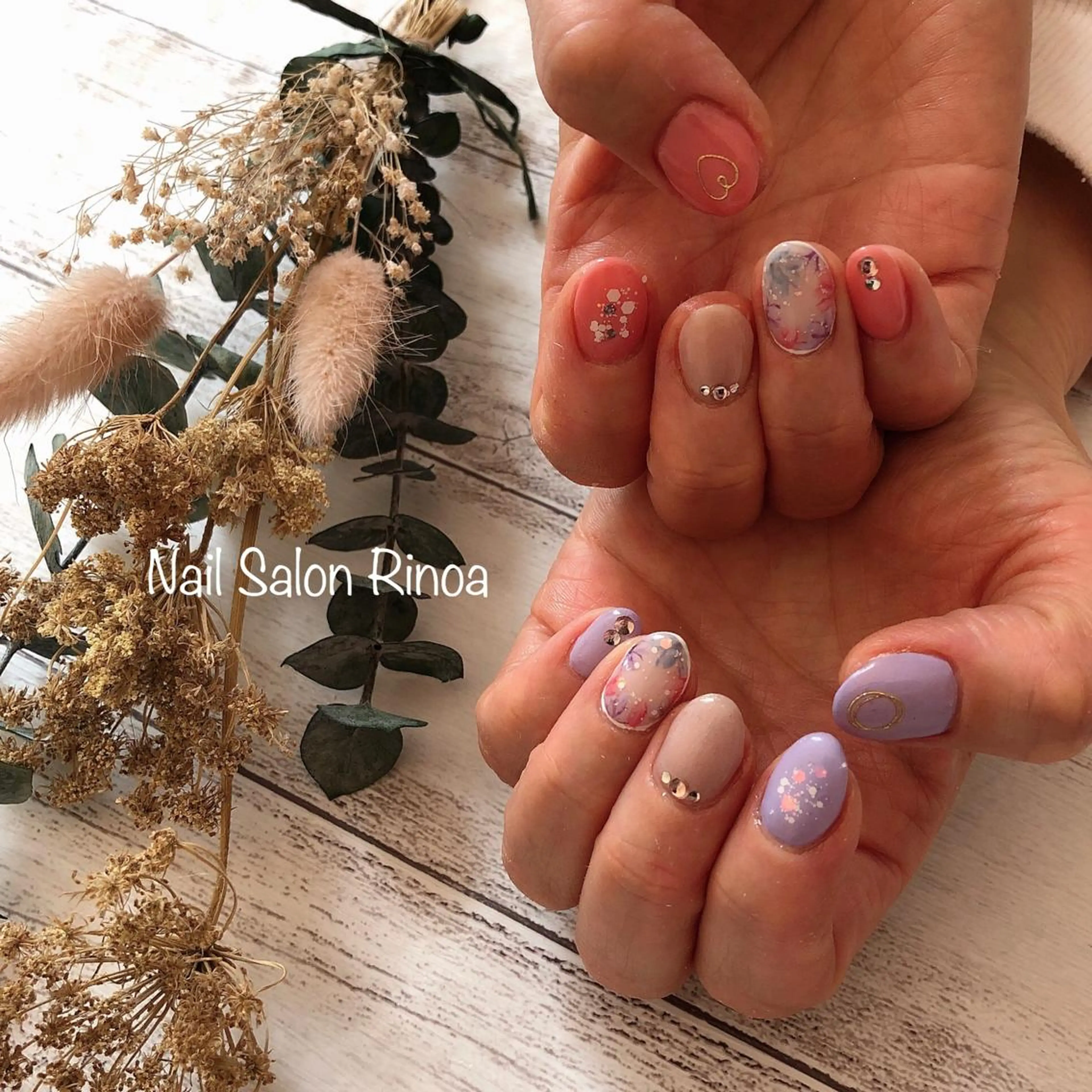 ネイル Nail Salon Rinoaのネイルデザイン