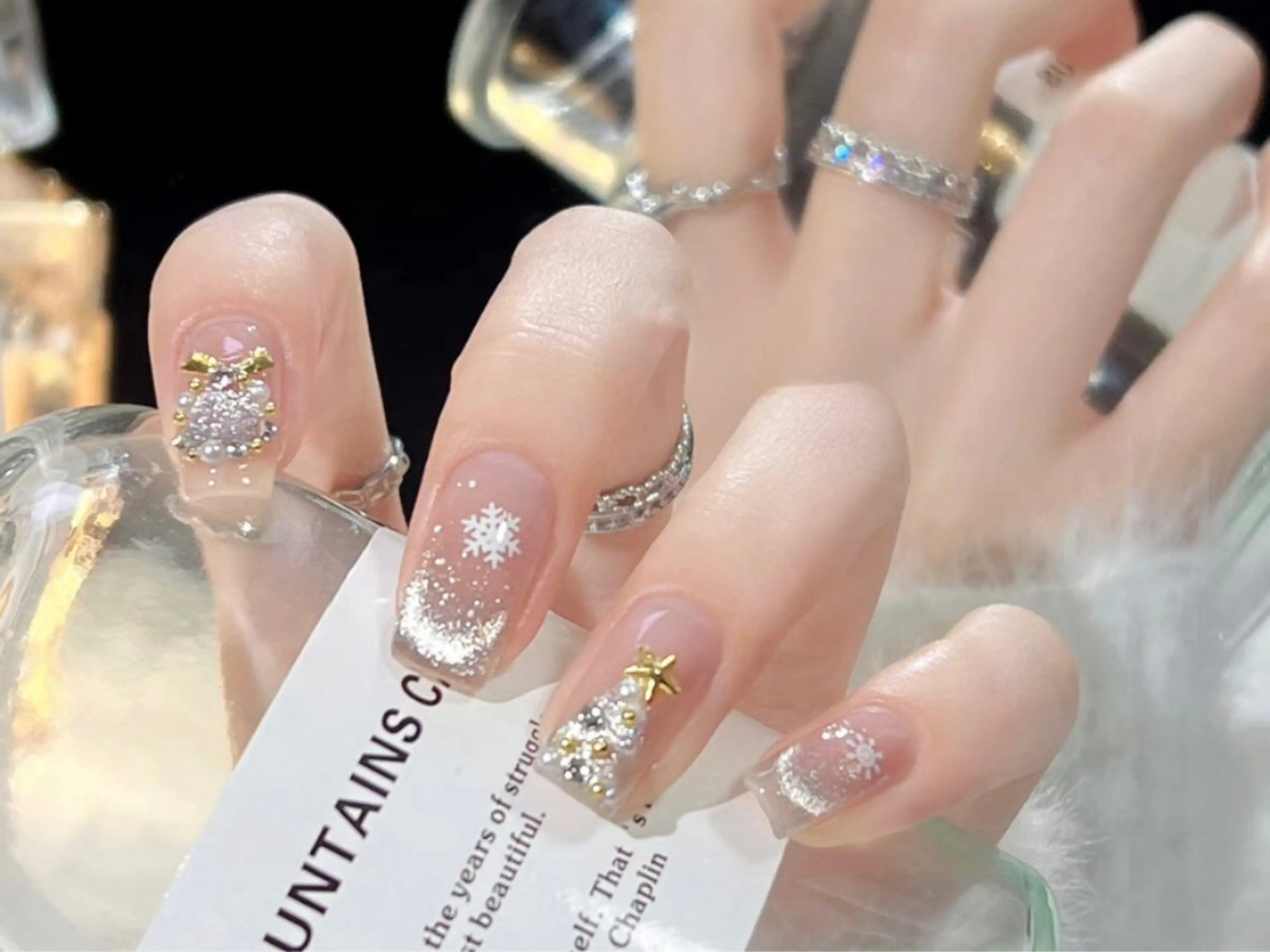 ネイル ハンドネイル Tinicoo Yuki ❄️のネイルデザイン