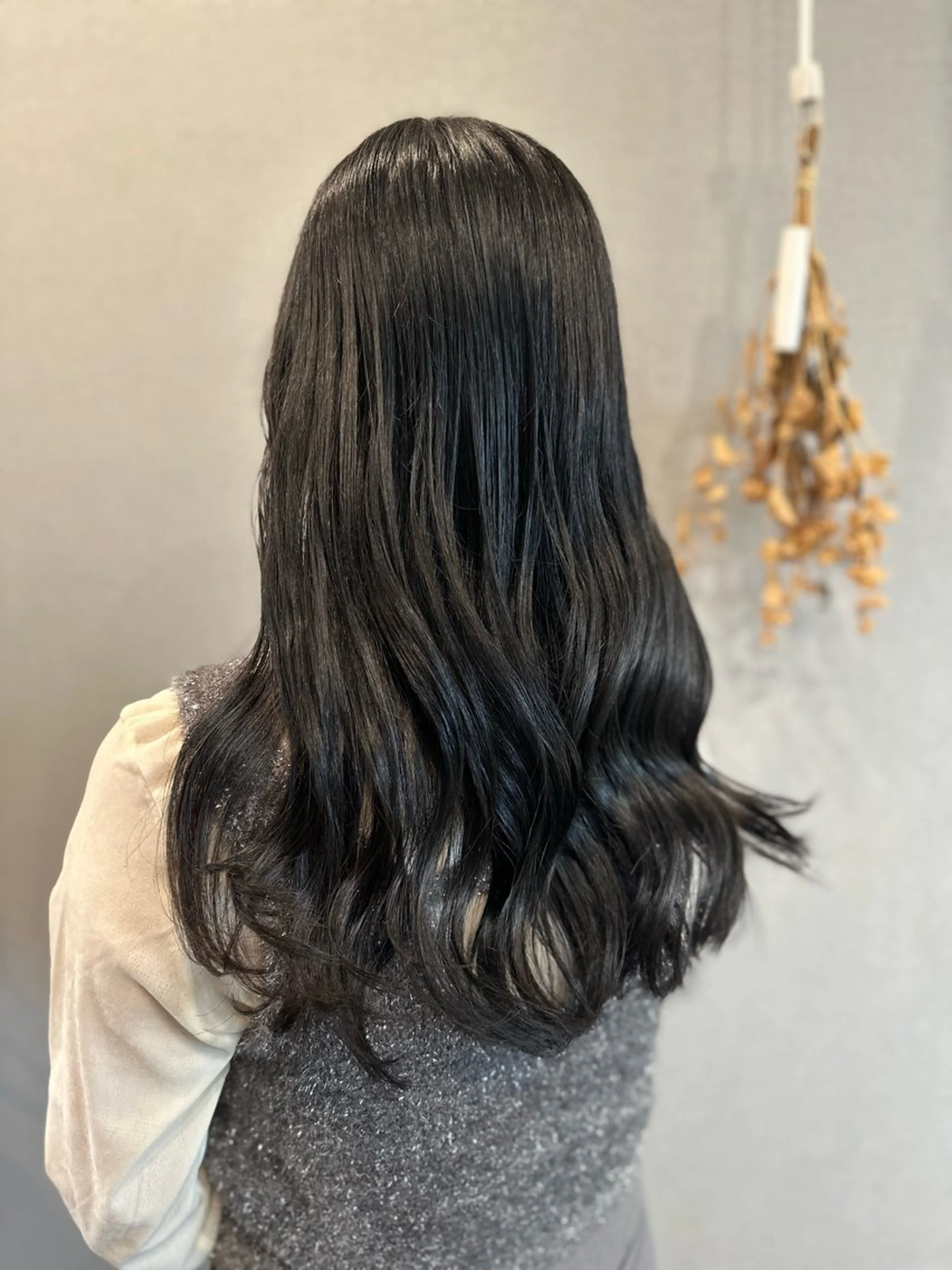 ロング カラー カット ヘアカラー トリートメント K Harukaのヘアスタイル
