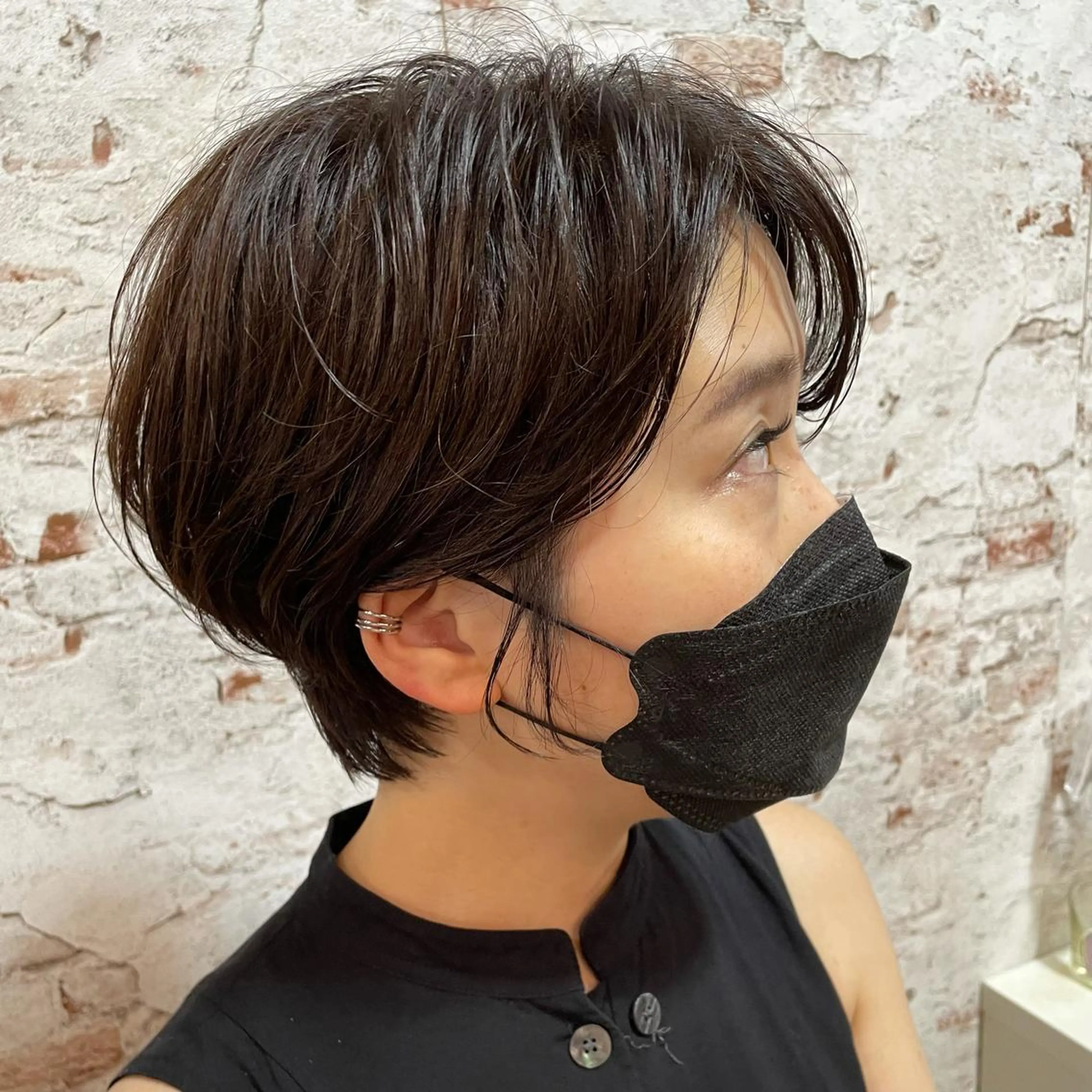 ショート パーソナルカラー 藤本夢のヘアスタイル