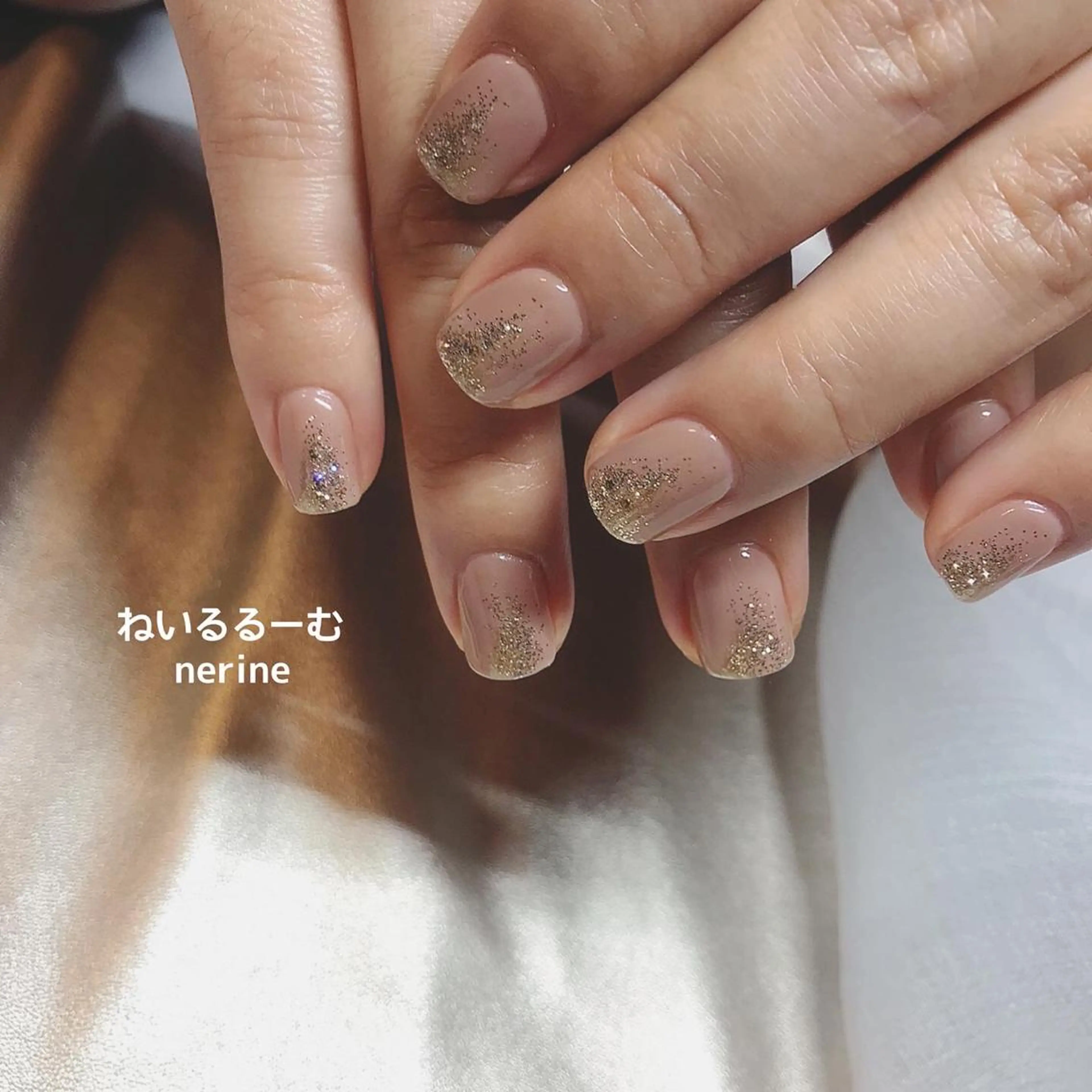 ネイル ラメ(グリッター) NAILST Naomiのネイルデザイン