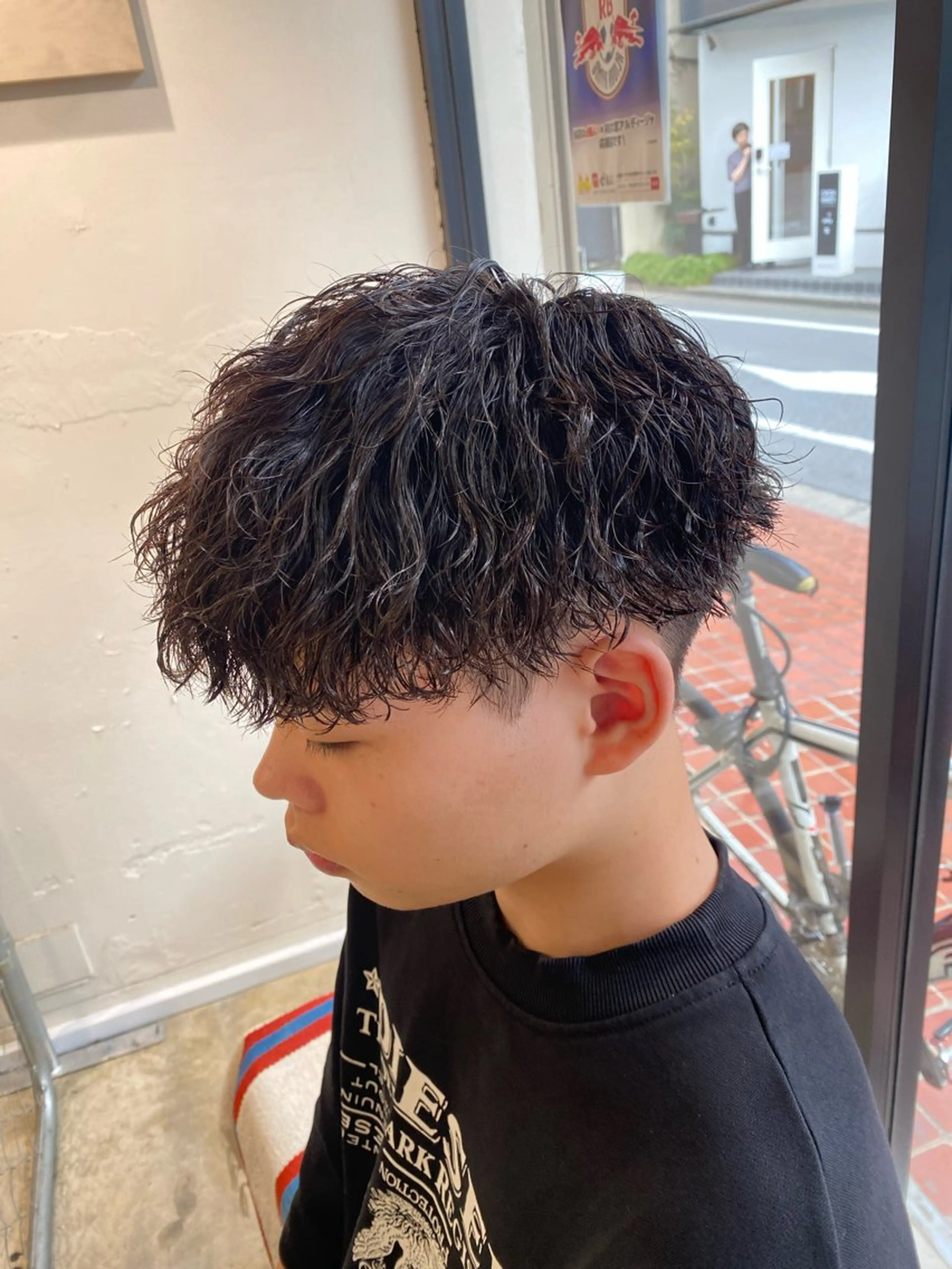 パーマ メンズ フェザーパーマ メンズパーマ スパイキーショート メンズツイストパーマ 波巻きパーマ カット パーマ トリートメント 🌴パーマオタク🌴 長谷川　諒佑🌈のヘアスタイル