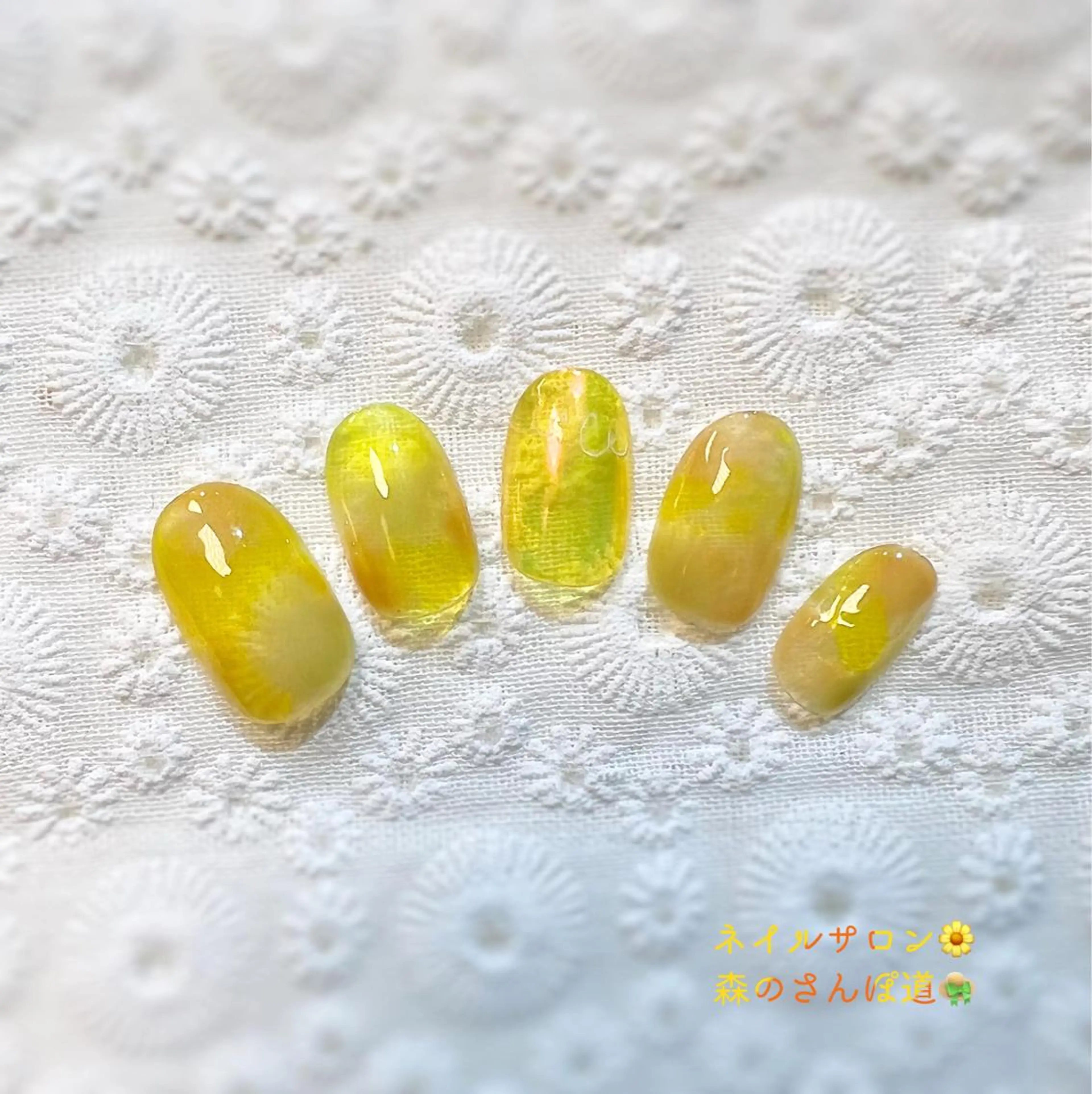 ネイル ハンドネイル 森のさんぽ道所属・ショートネイル 森のさんぽ道のネイルデザイン