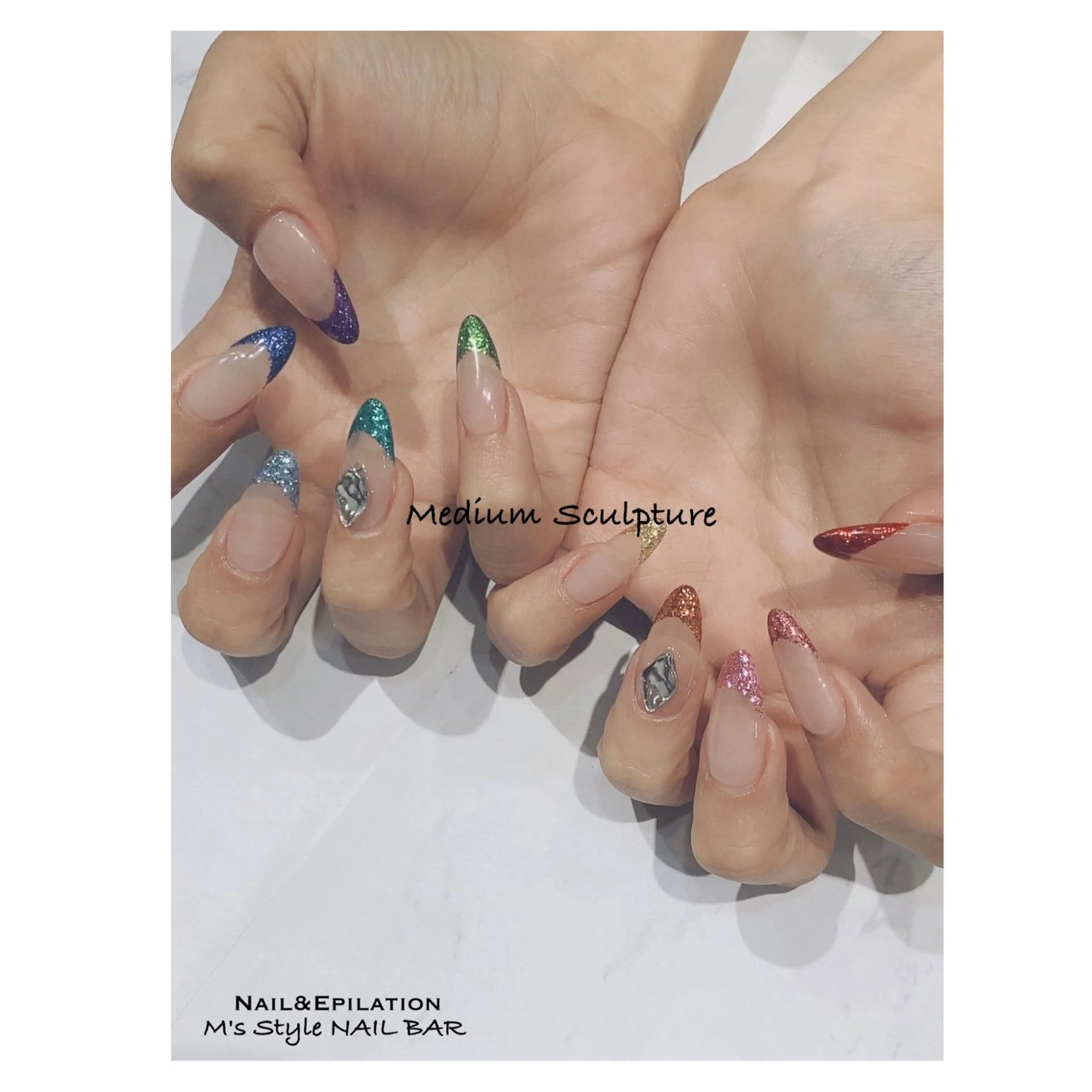 ネイル 成人式 フットネイル フレンチネイル ジェルネイル 韓国ネイル ハンドネイル M's Style NAIL BARのエステ・リラクイメージ