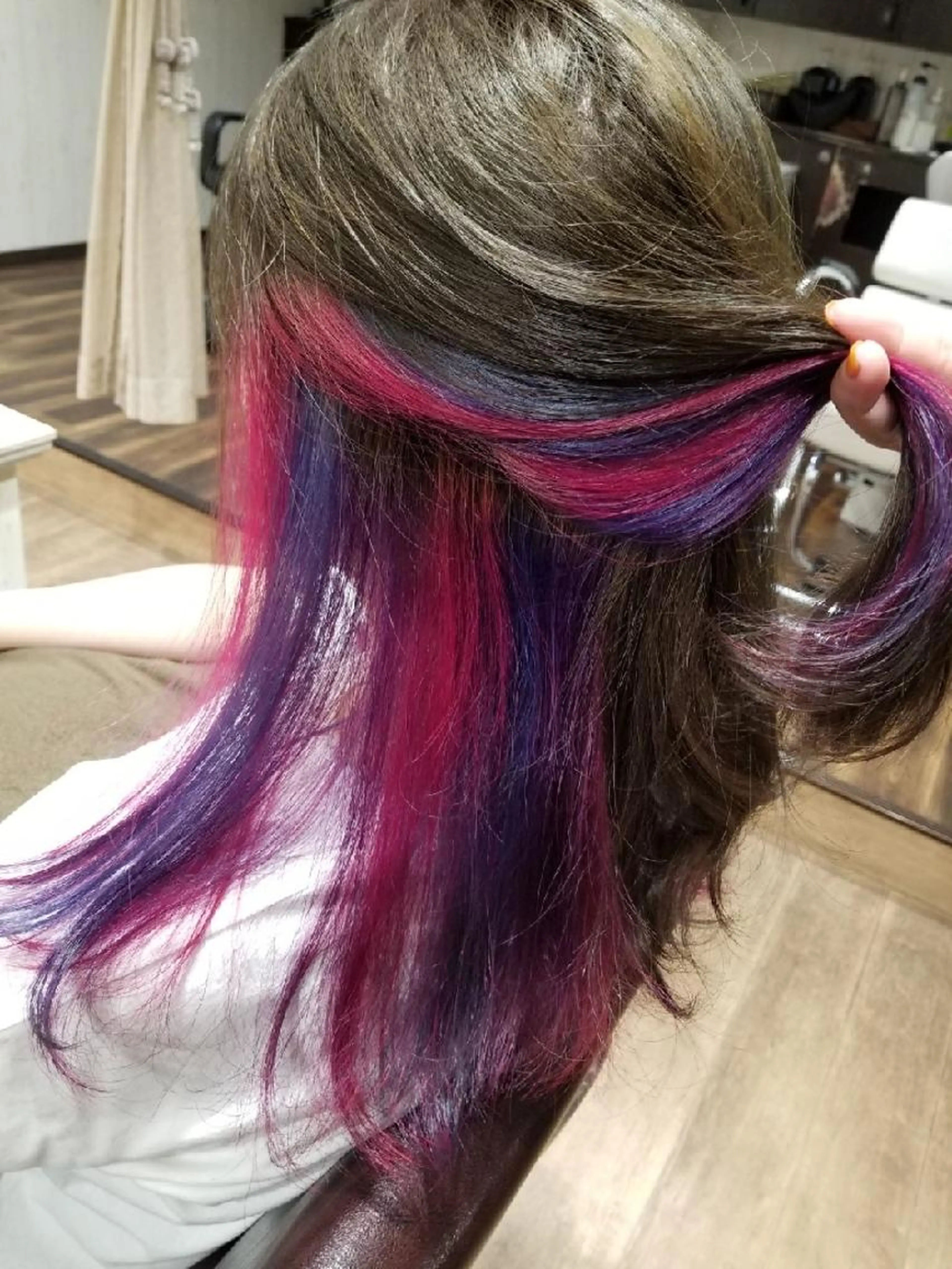 ブリーチ仕様のダブルカラー🌈の写真