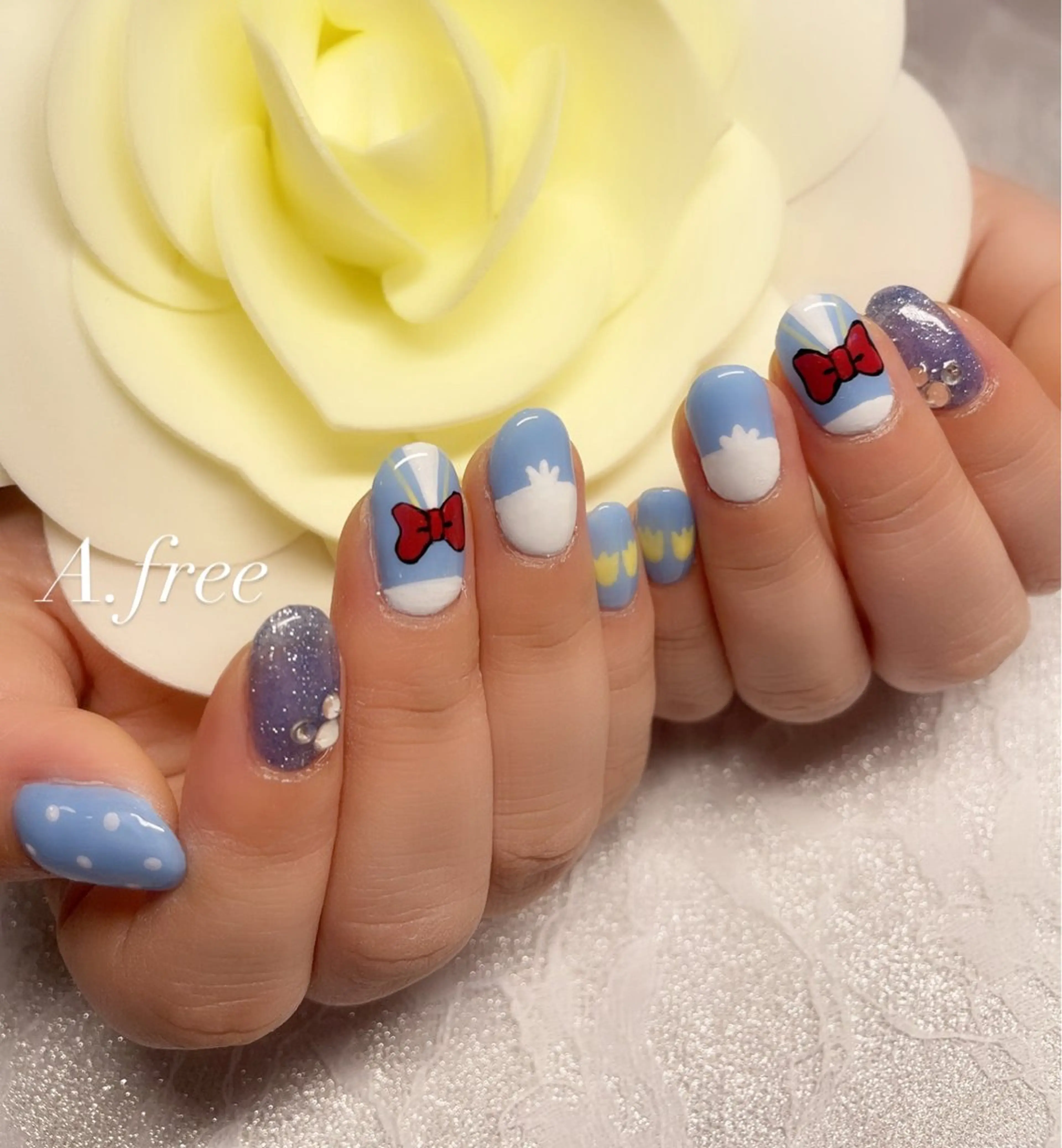 ネイル ハンドネイル A.free✧*｡ アレルギー対応✧*｡のネイルデザイン