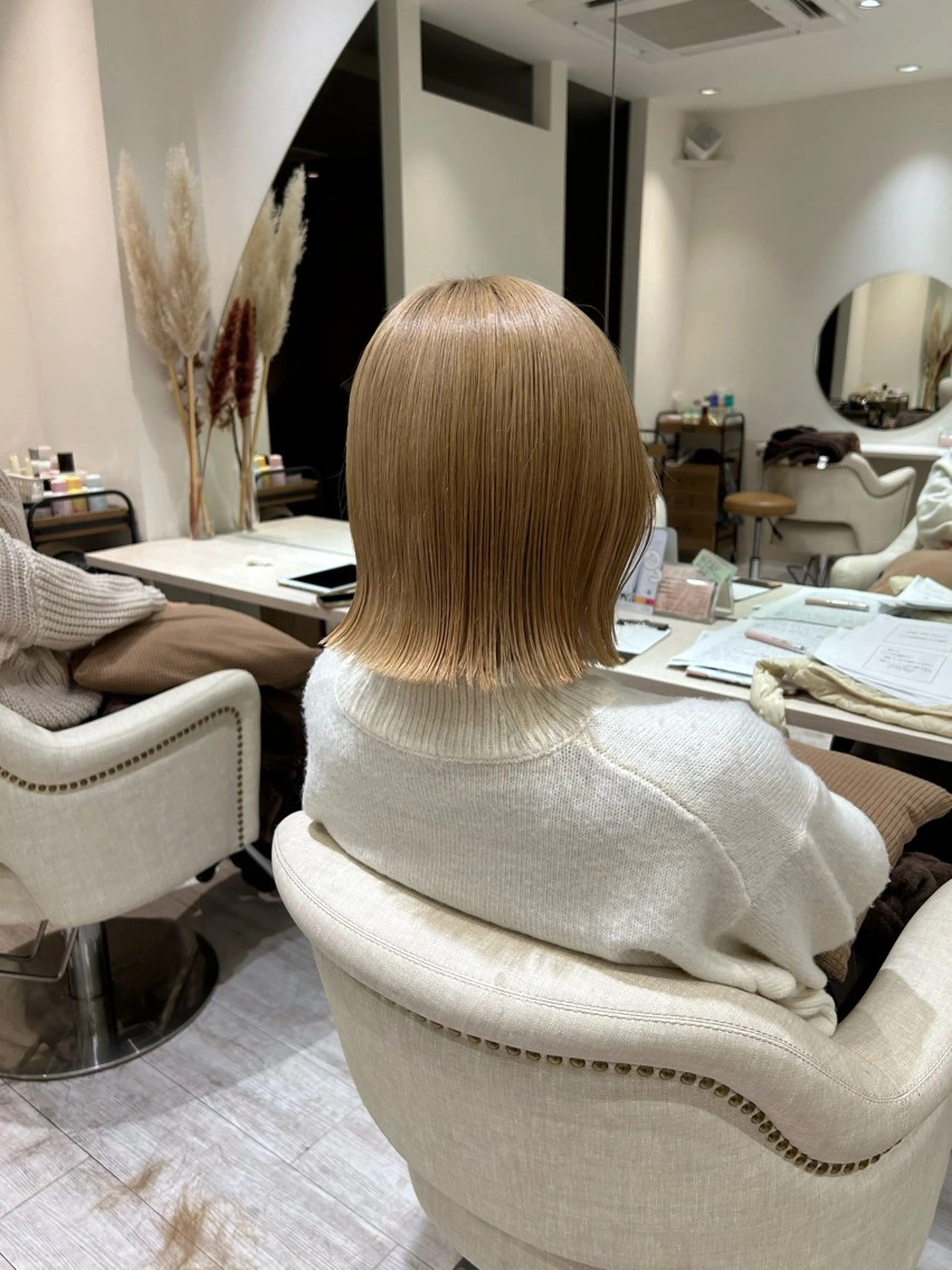 ショート 切りっぱなしボブ ボブ lole.所属・lole. まさきのヘアスタイル