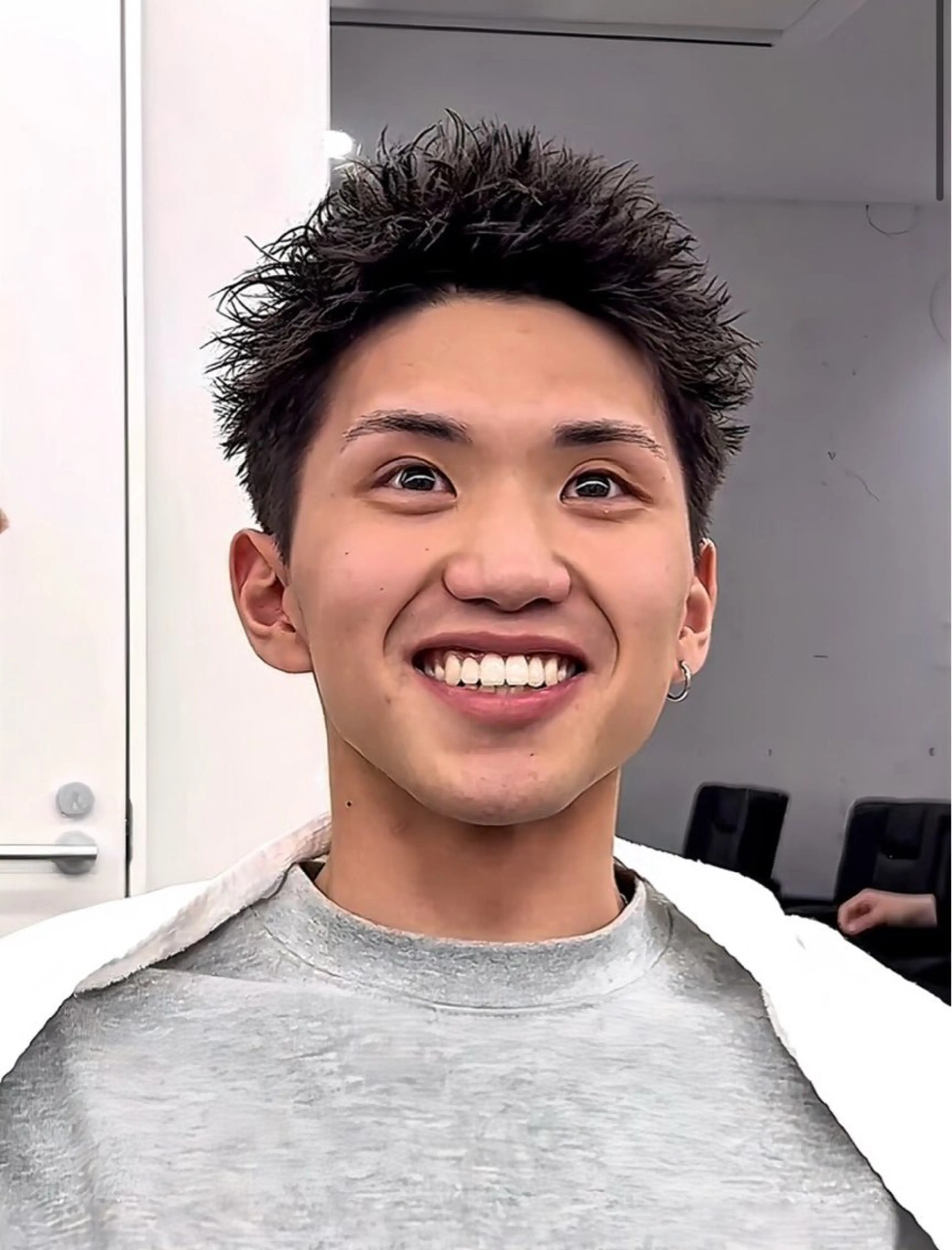 ショート パーマ メンズ メンズパーマ スパイキーショート 似合わせカット ショートヘア カット パーマ ヘアセット ACES所属・メンズパーマ職人/ モテ髪/たくみのヘアスタイル