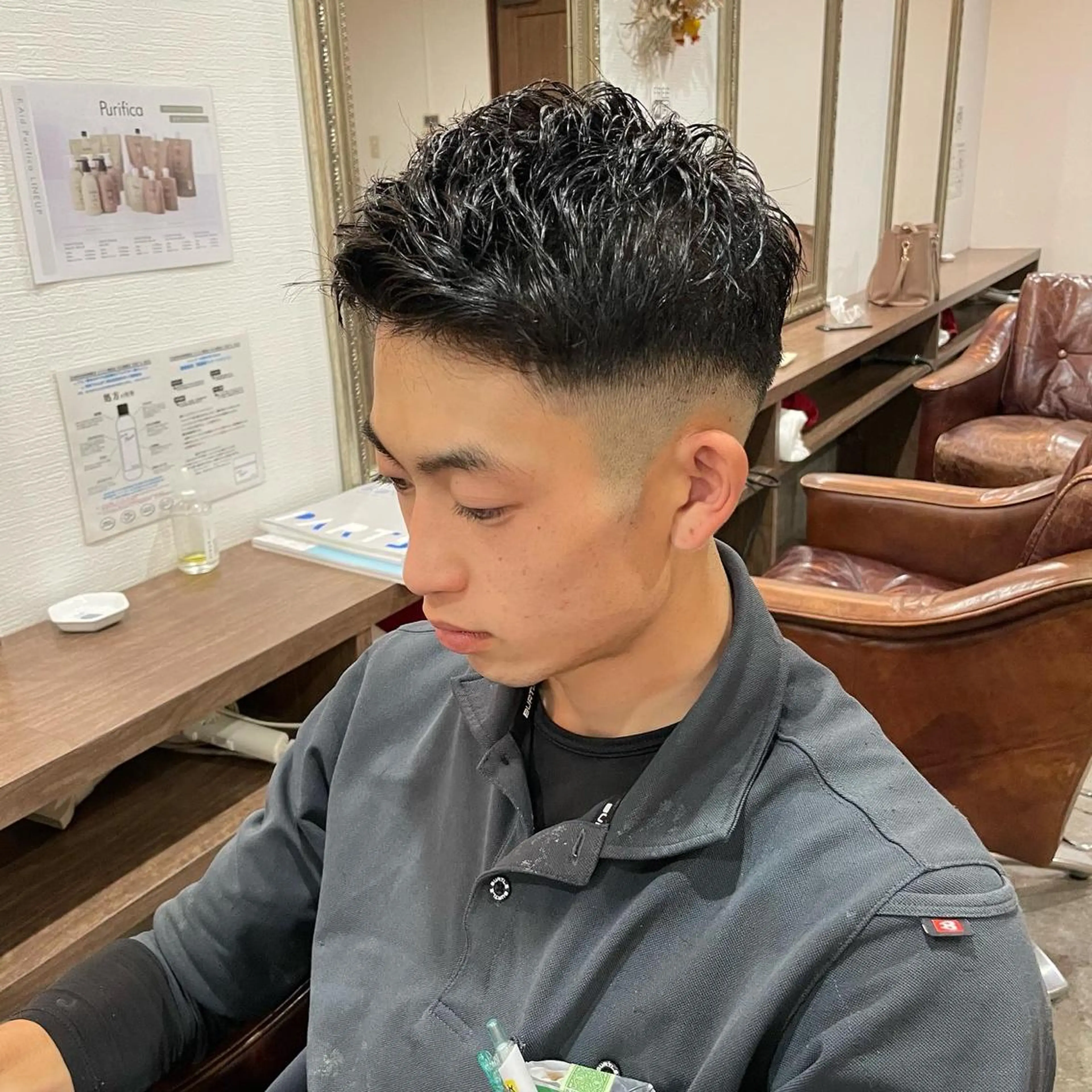 ショート メンズ 渡邉 聖希のヘアスタイル