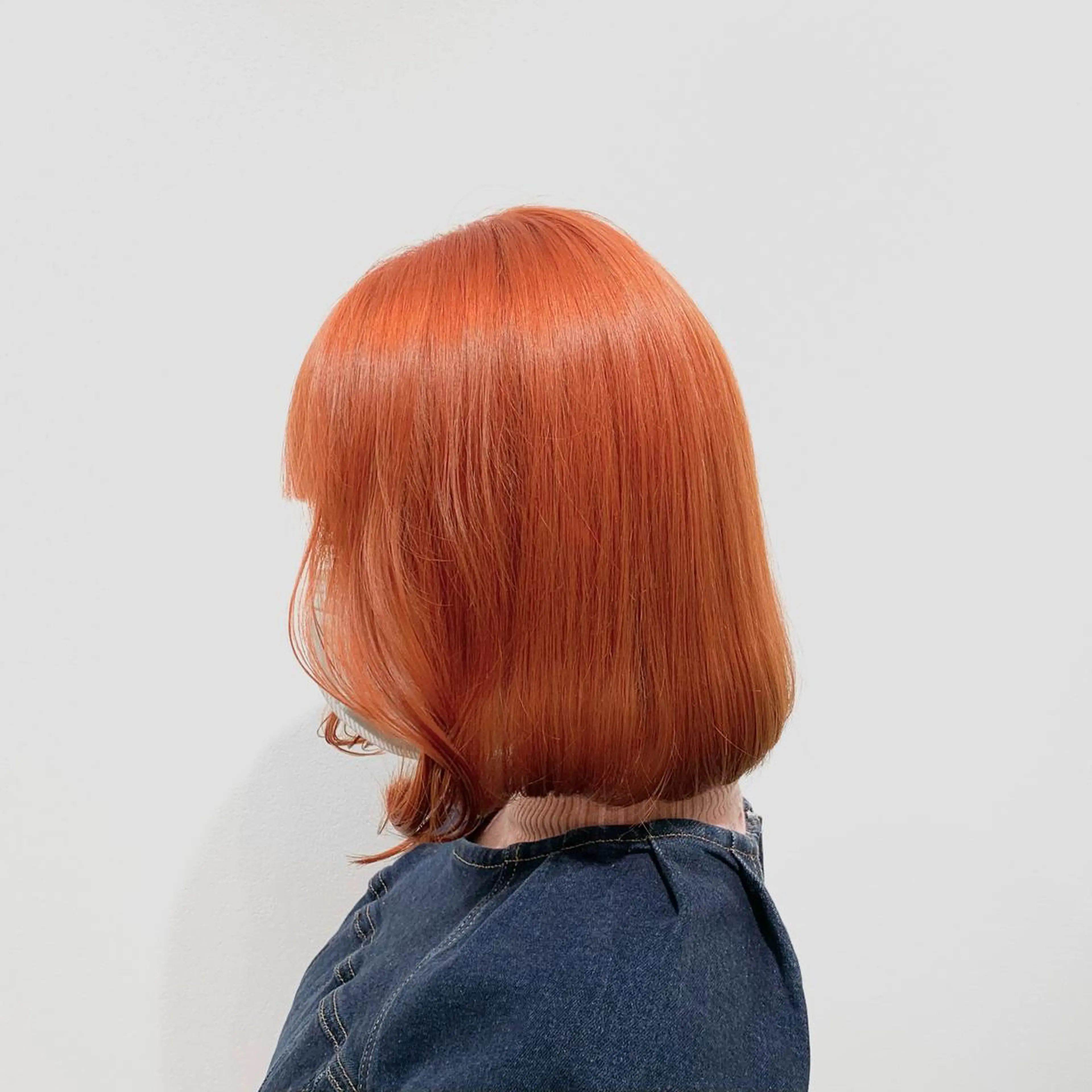 ミディアム カラー ヘアアレンジ キヨミ 韓国レイヤーカットのヘアスタイル