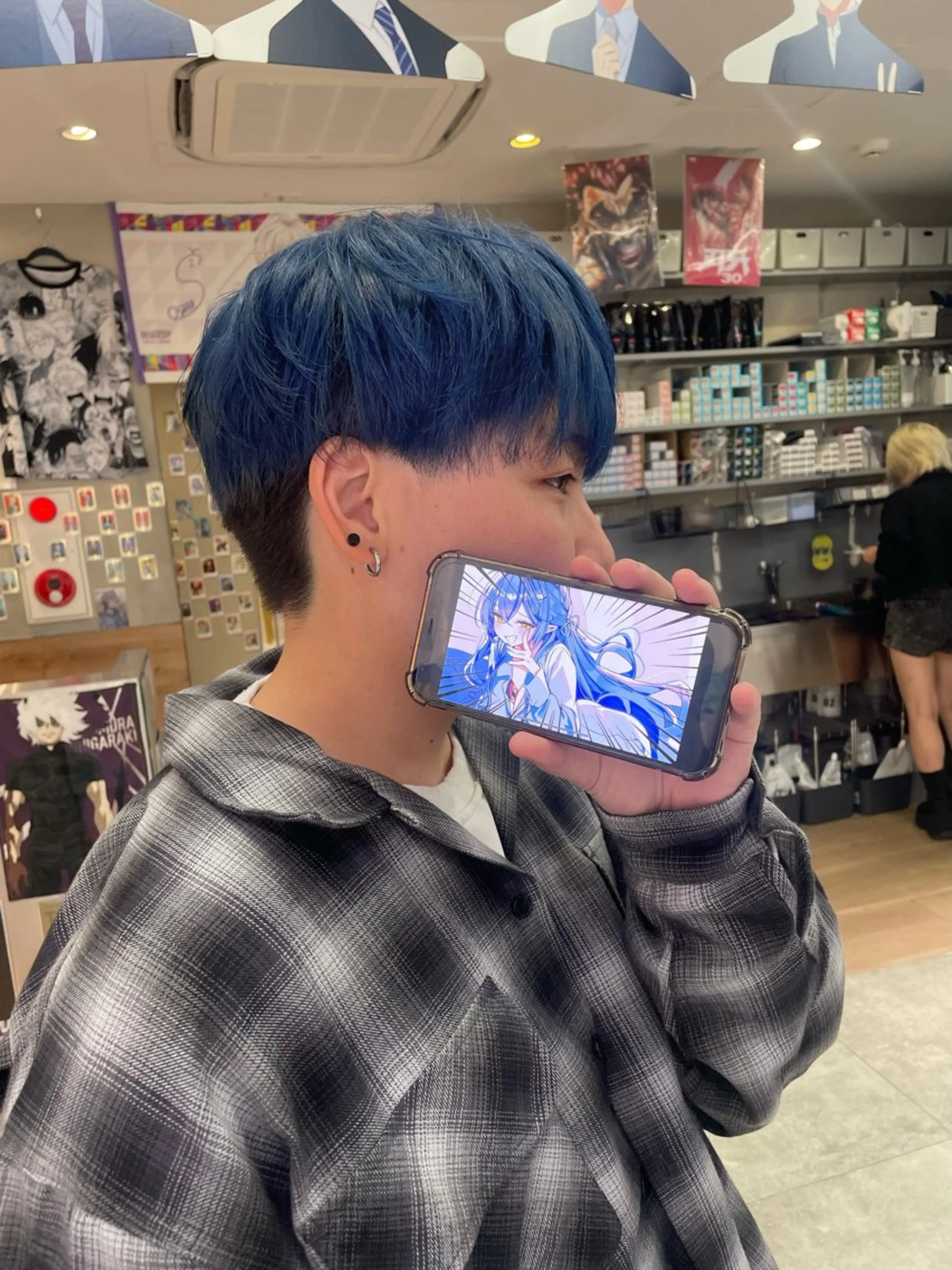 メンズ ヘアカラー トリートメント 🍭ハイトーン/ レイヤーカット🦄のヘアスタイル