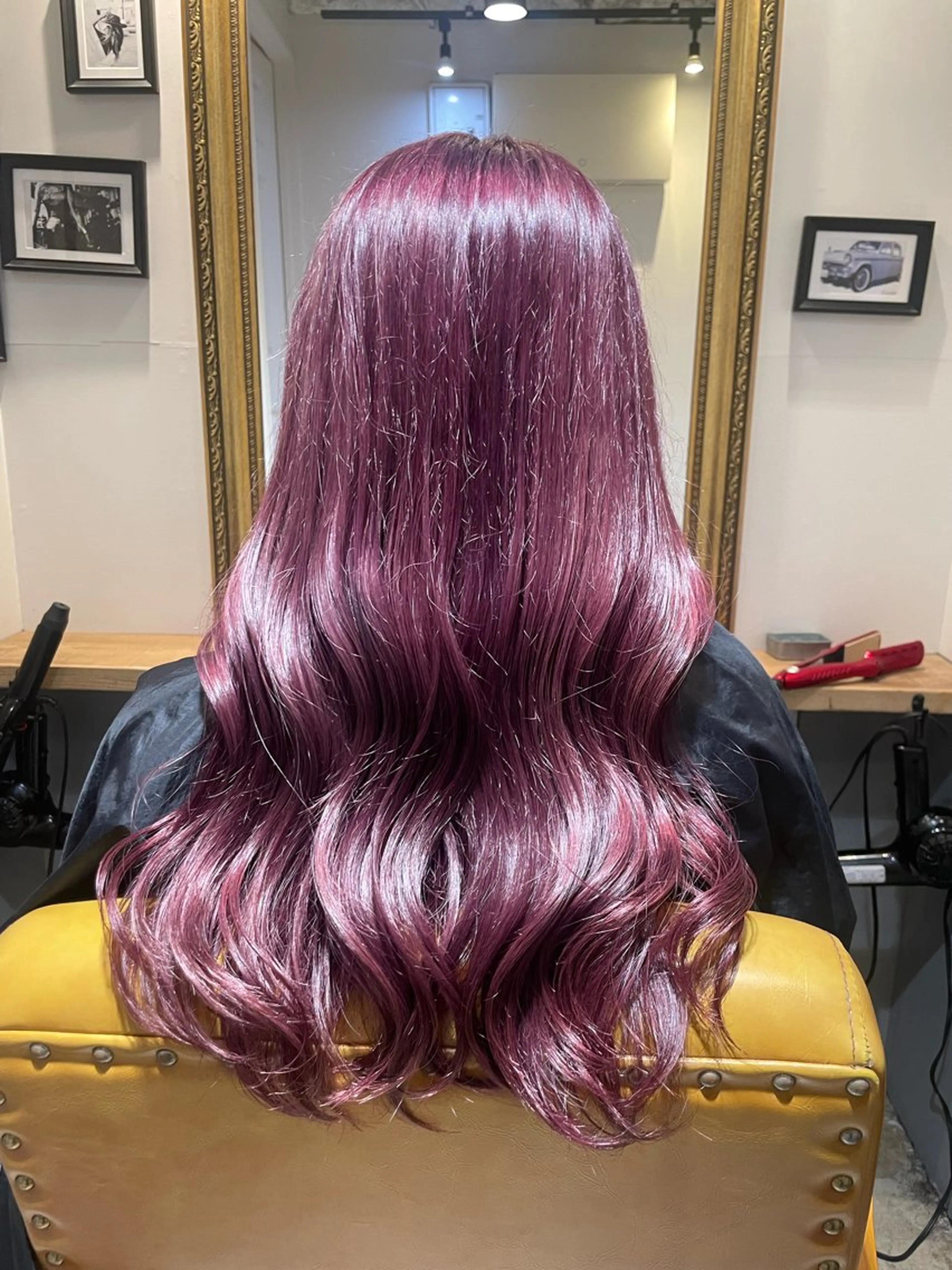 ロング 田中 志織のヘアスタイル