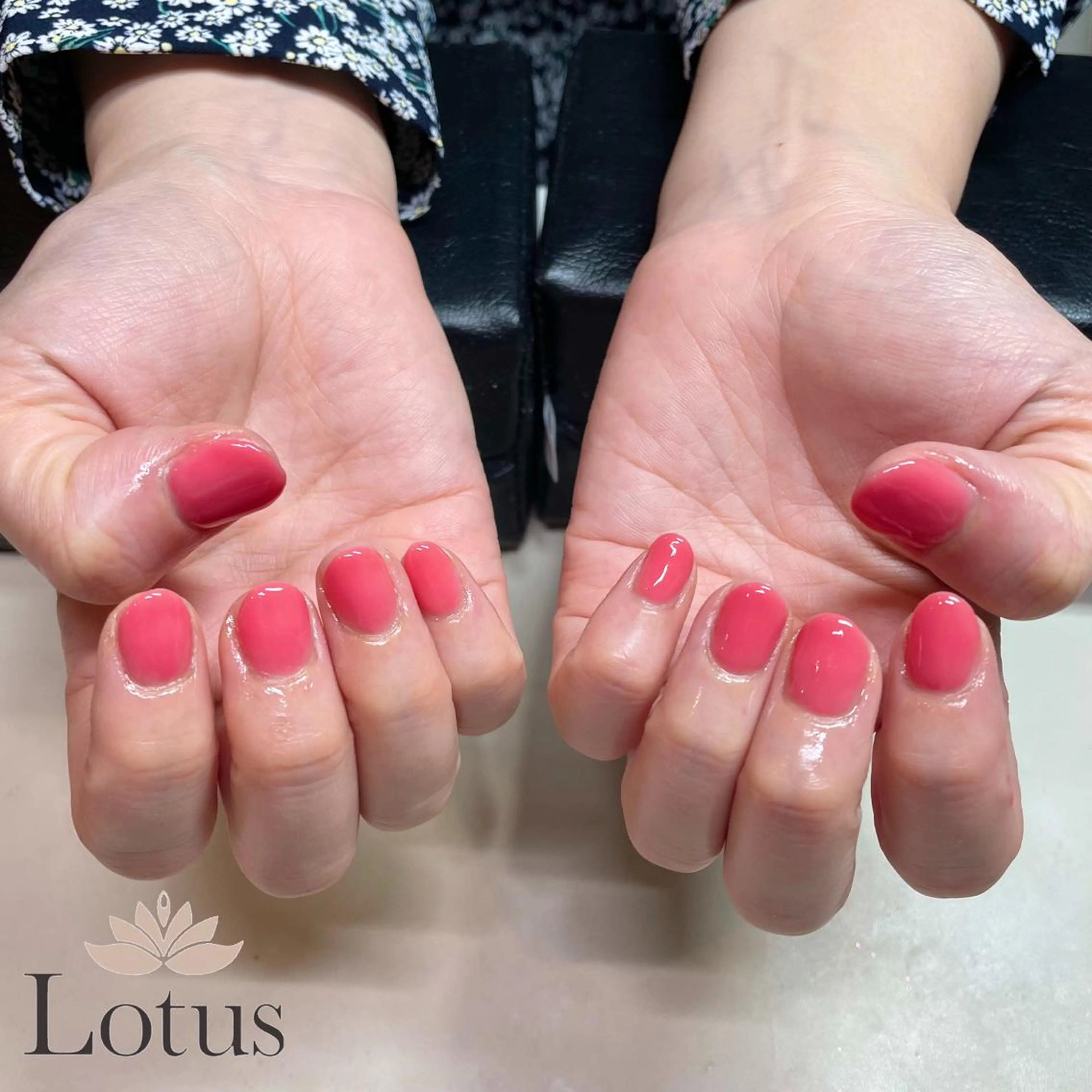 ネイル ワンカラーネイル ♡Lotus 吉澤【パラジェル有】のネイルデザイン
