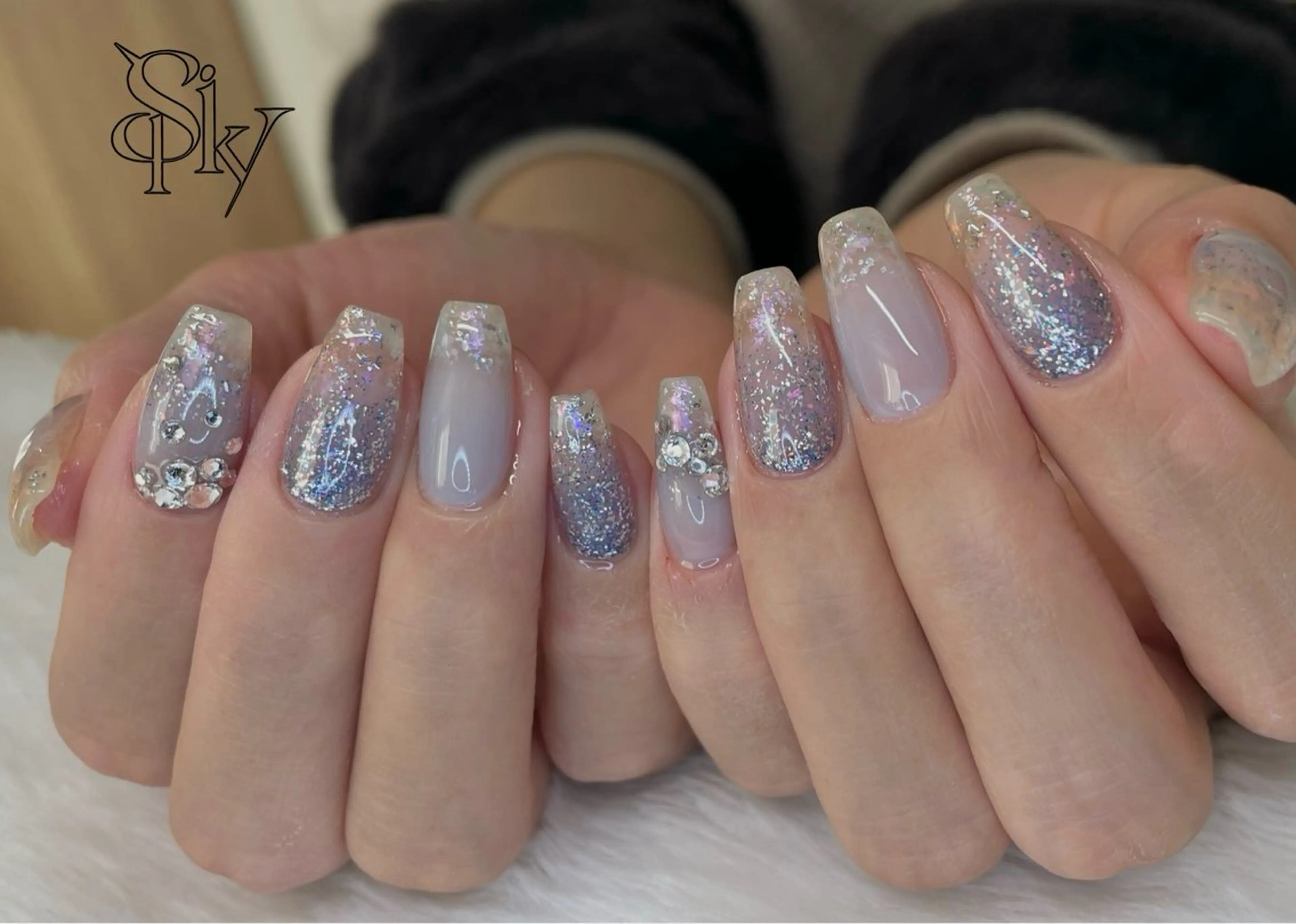 ネイル ハンドネイル Spiky とうげ ふうかのネイルデザイン