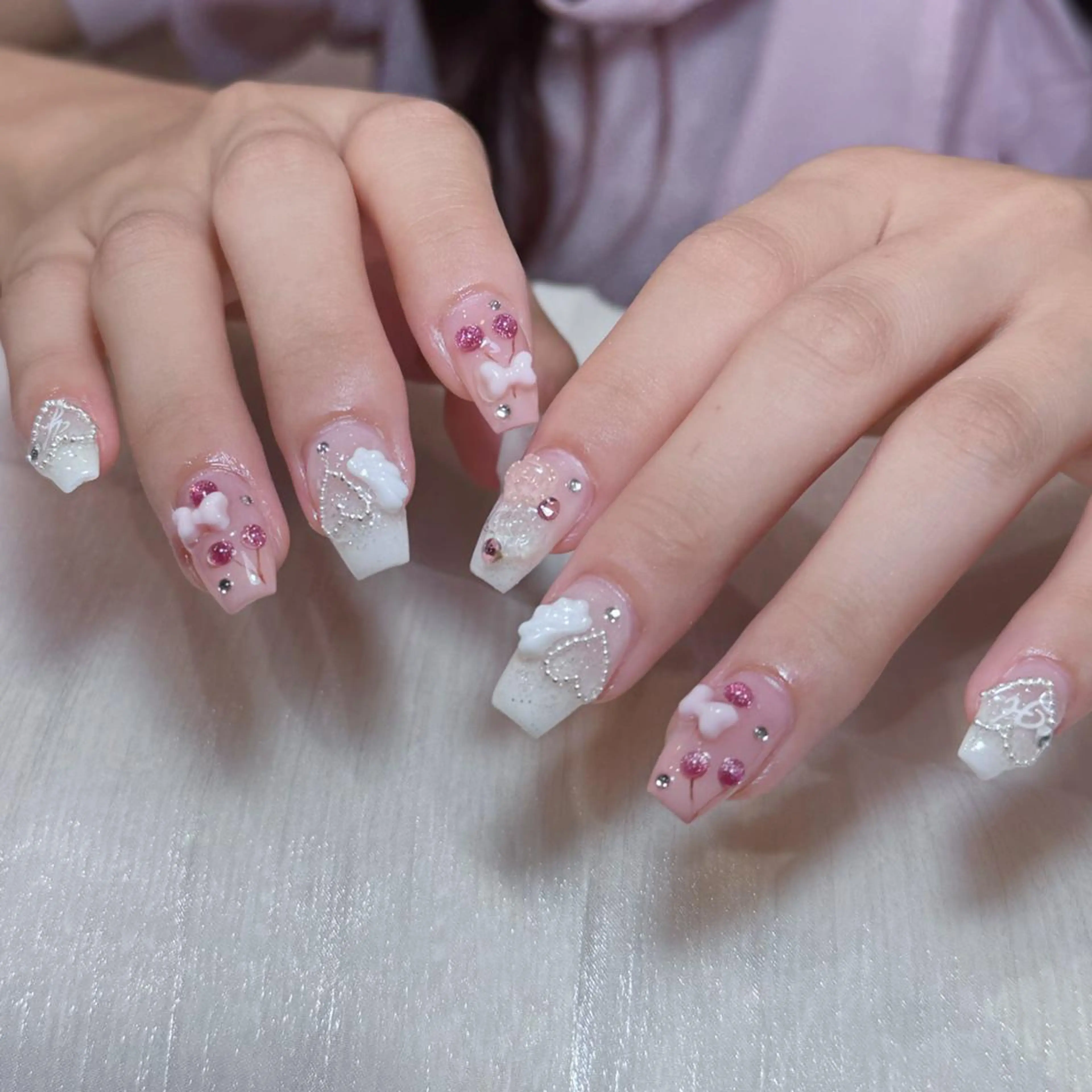 ネイル ハンドネイル DEMAIN- 🌹のネイルデザイン