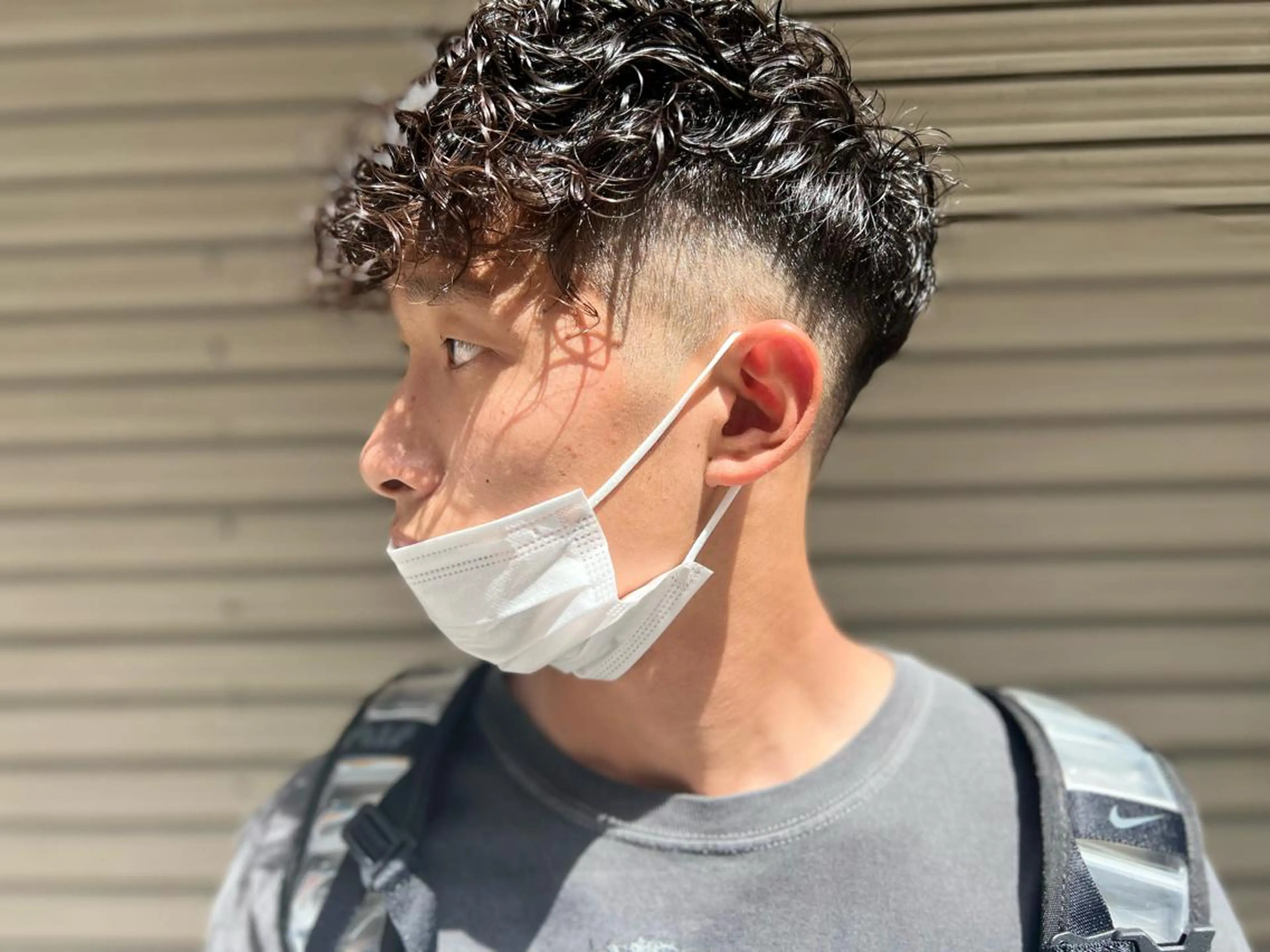 パーマ メンズ フェードカット メンズパーマ スパイラルパーマ パーマ EMANON  ANNEX池袋東口店所属・SiV(ｼﾋﾞ)✂︎ メンズ専門💈のヘアスタイル