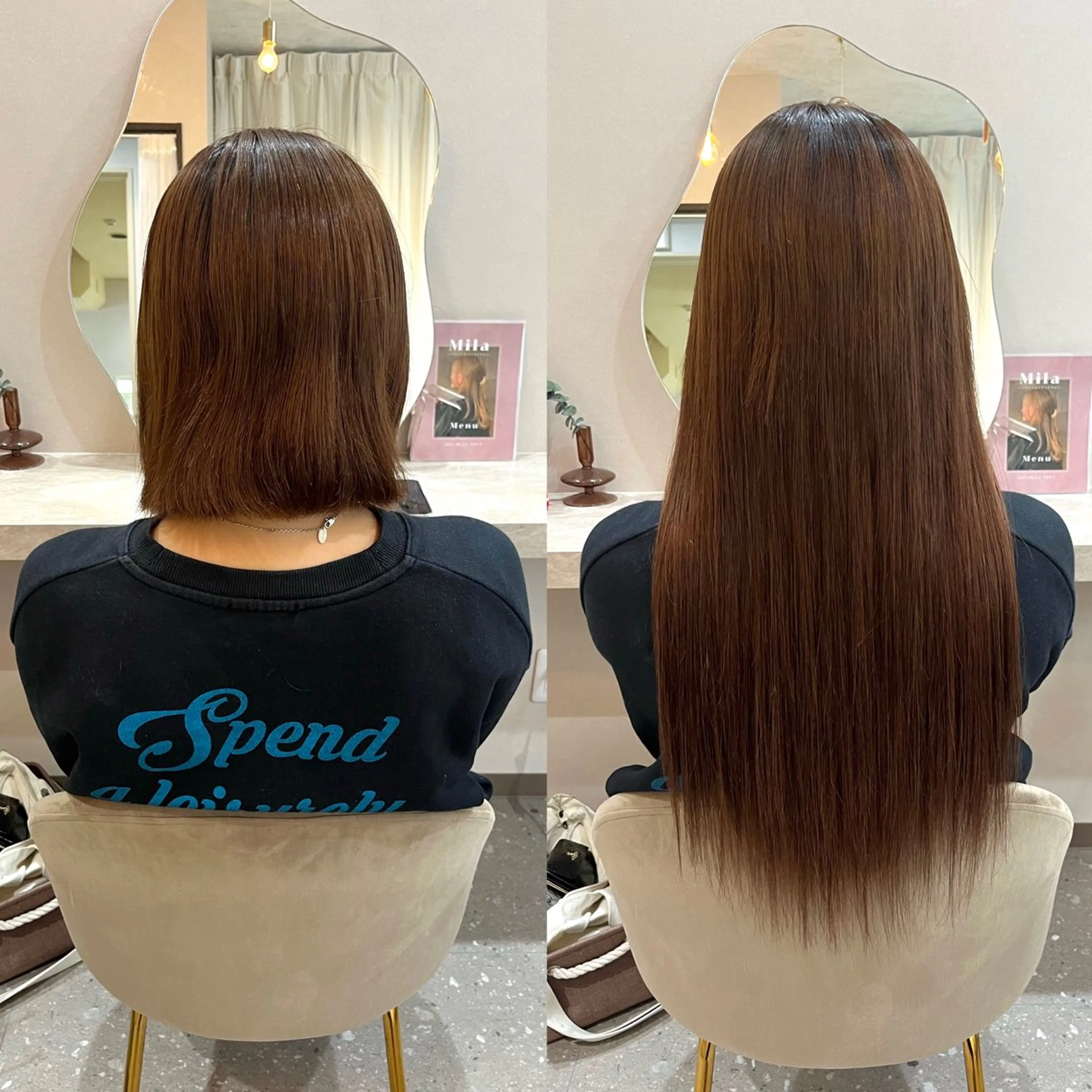 ロング ヘアアレンジ エクステ エクステ＆ヘアセット Milaのヘアスタイル