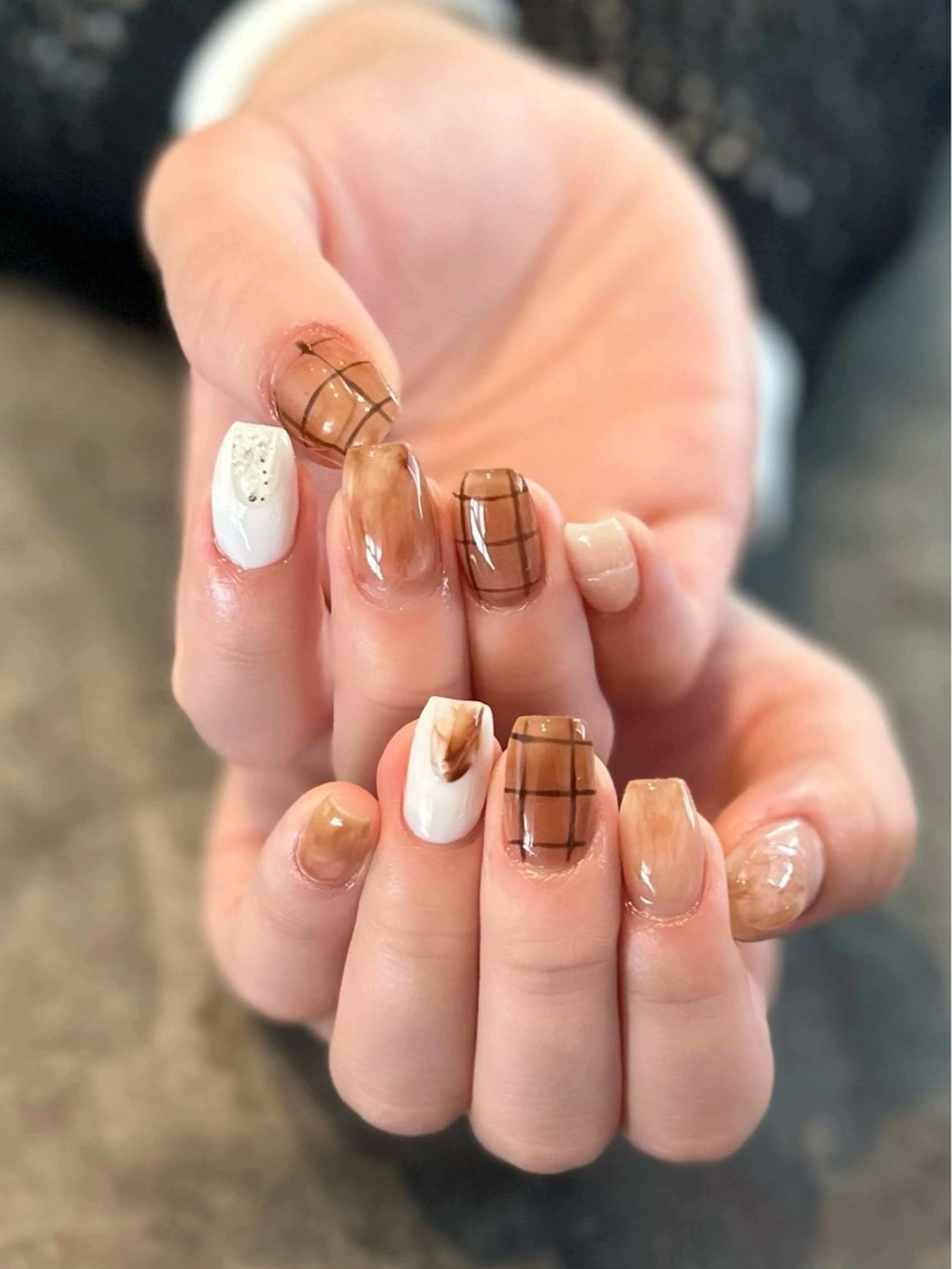 ネイル フラワーネイル 大理石ネイル(マーブル) ニュアンスネイル シンプルネイル nail salon amanoのネイルデザイン