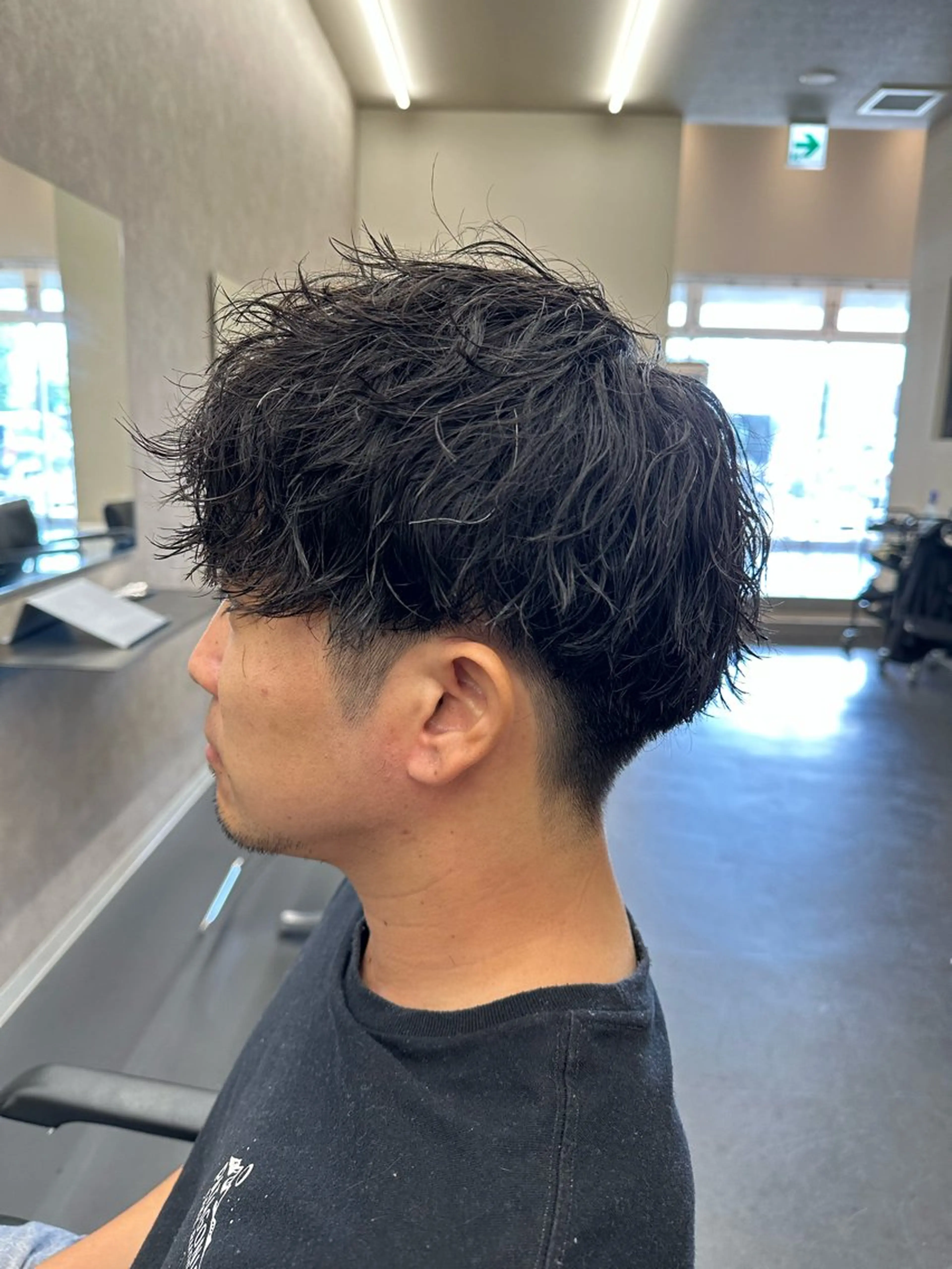 メンズ メンズパーマ カット パーマ 福田 拓人のヘアスタイル