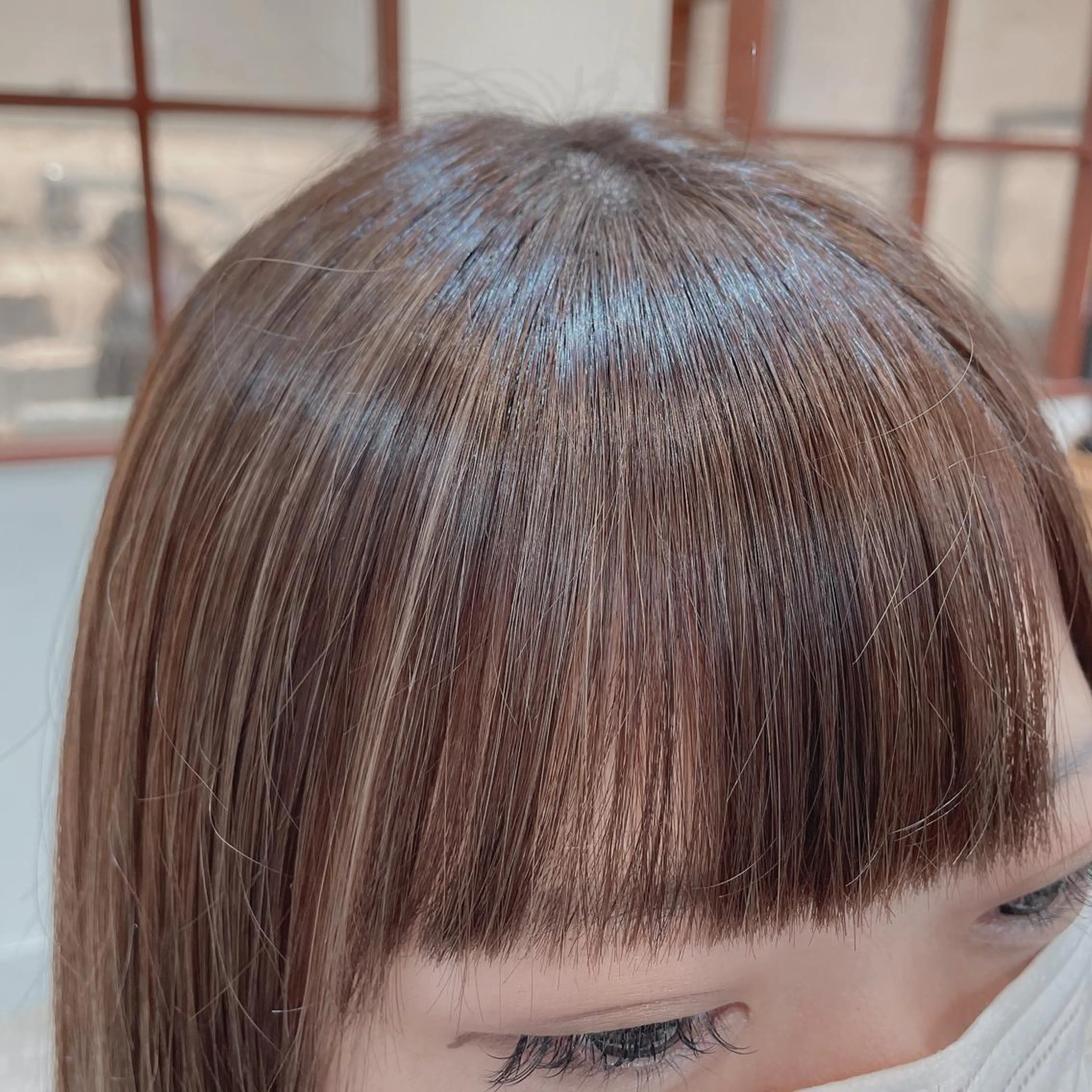 セミロング カラー ブリーチ ハイライトカラー ハイライト カット ヘアカラー トリートメント 🦖鶴岡香純🦖 産休中のヘアスタイル