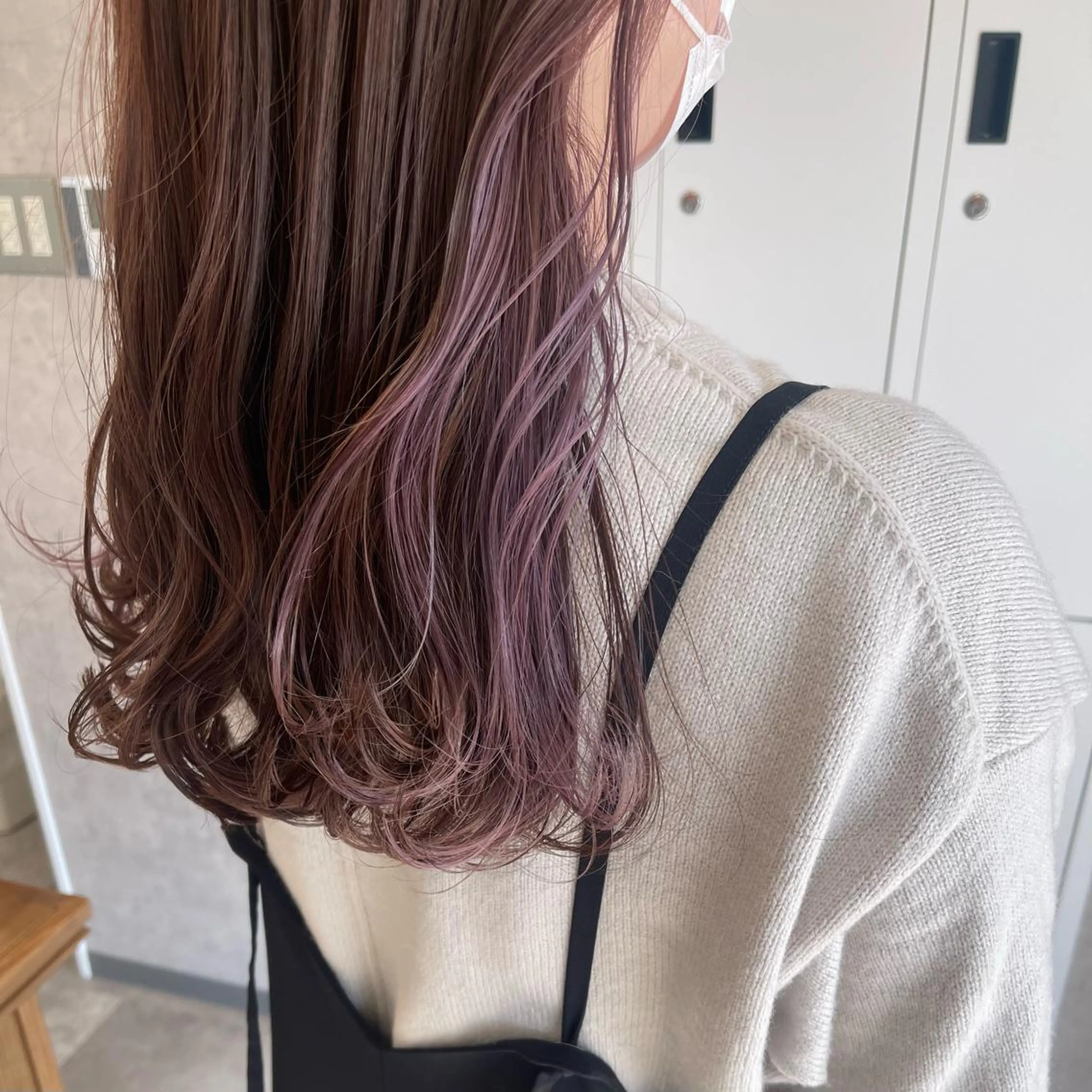 ミディアム カラー ヘアアレンジ カット ヘアカラー トリートメント merci.所属・🌻まさの あいり🌻のヘアスタイル