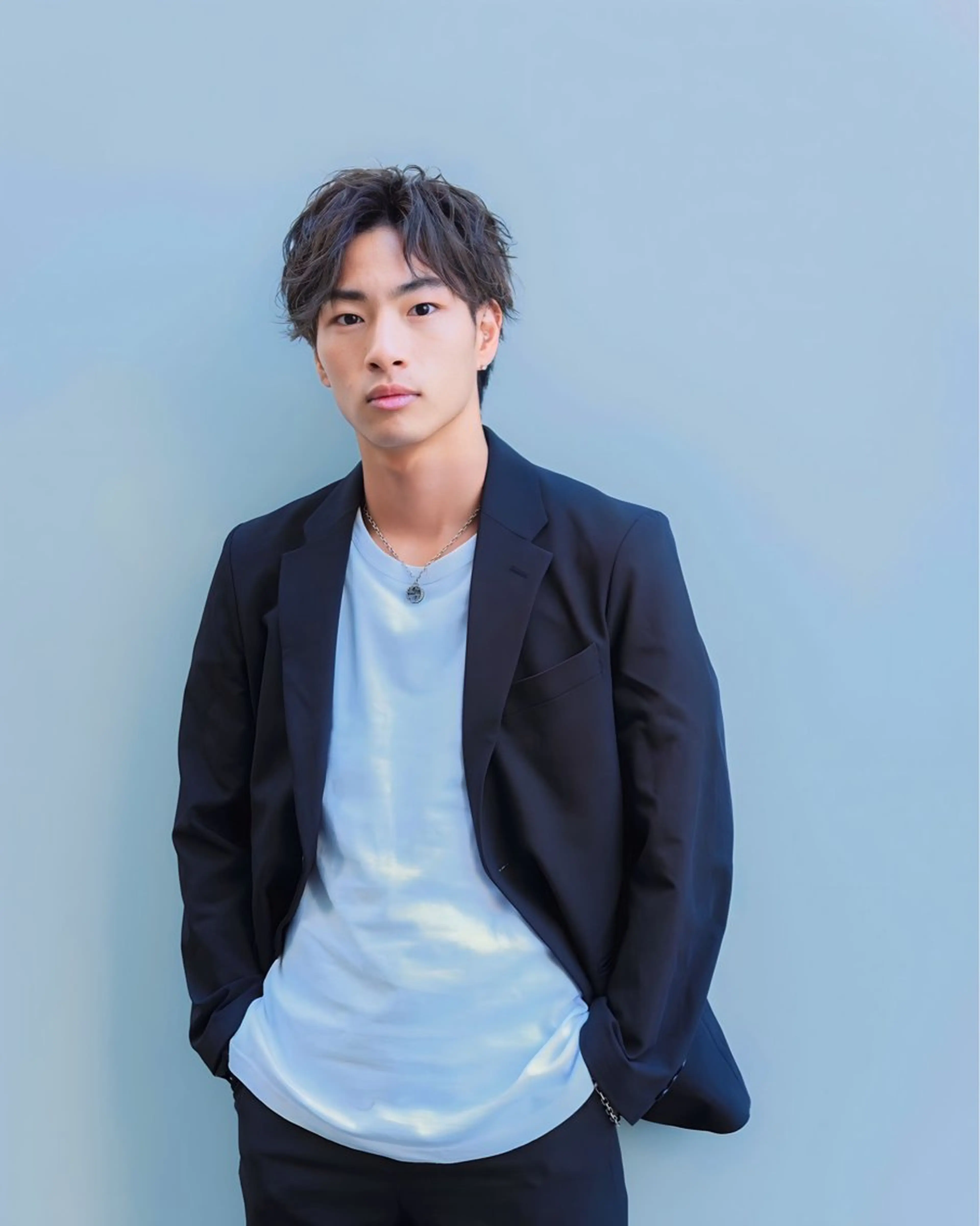 パーマ メンズ カット パーマ 👑松山ストレート/ メンズヘア/龍仁👑のヘアスタイル