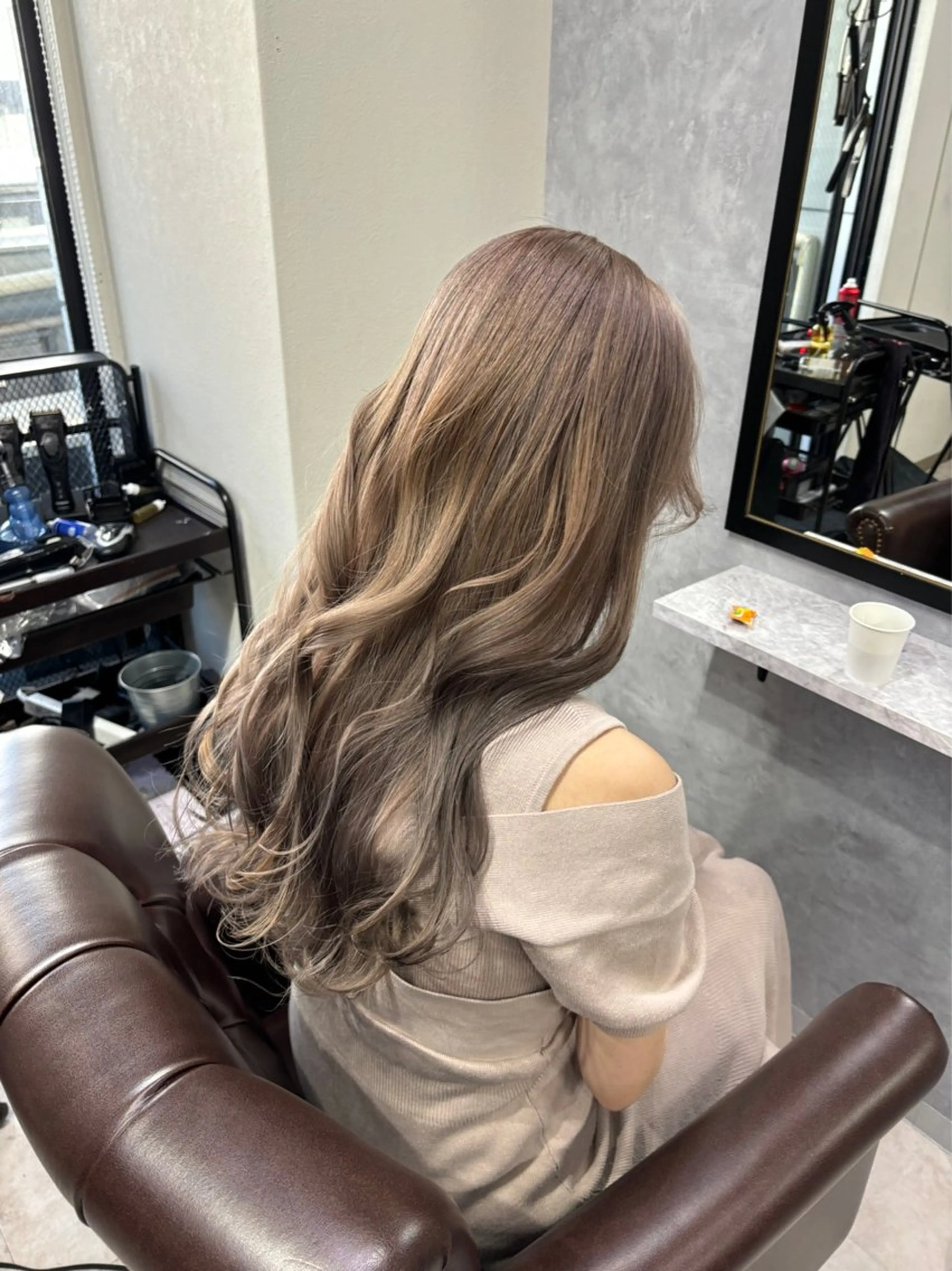 ロング 池袋/ダブルカラー GLADGE🩵のヘアスタイル