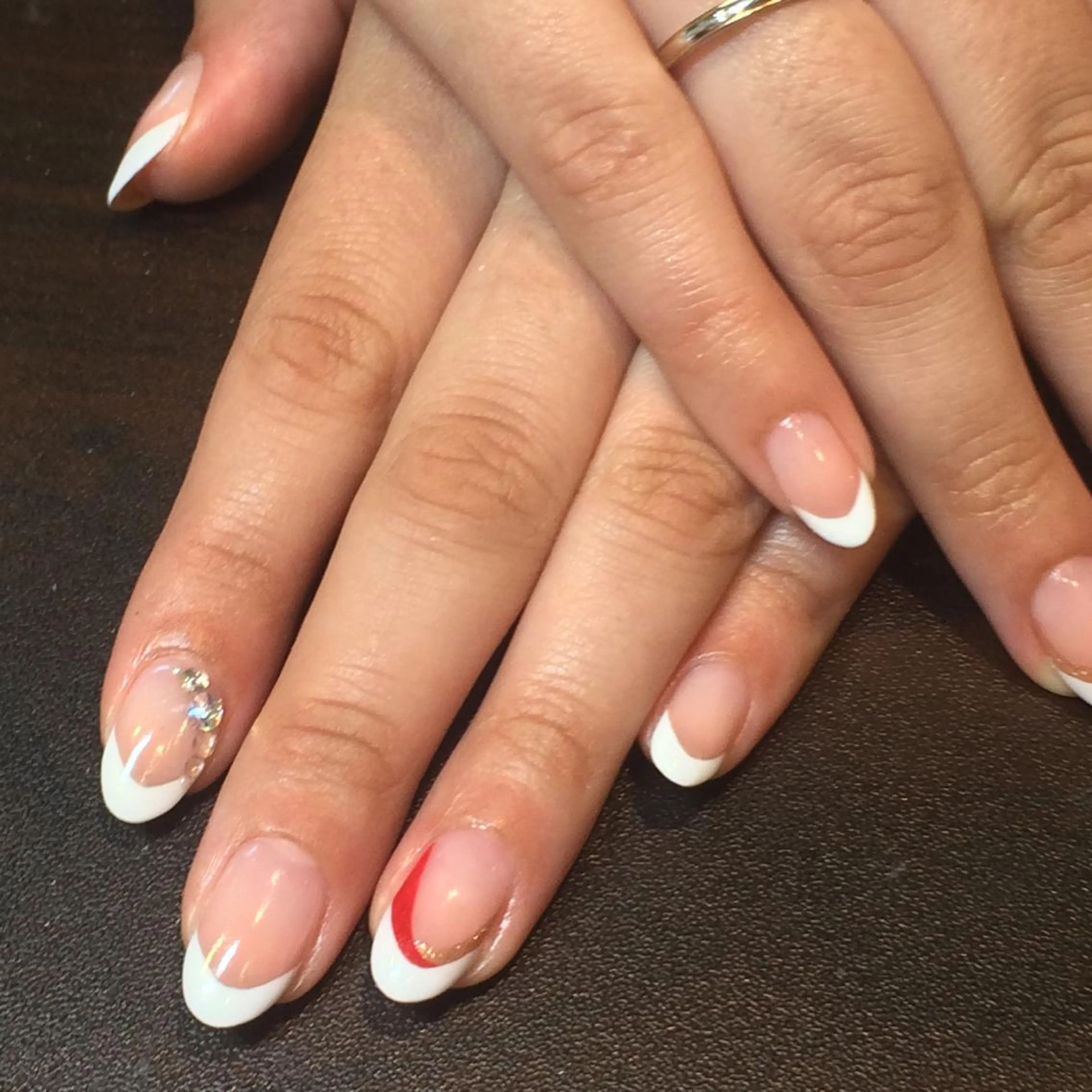 ネイル フレンチネイル ワンカラーネイル M nail はやまうららのネイルデザイン